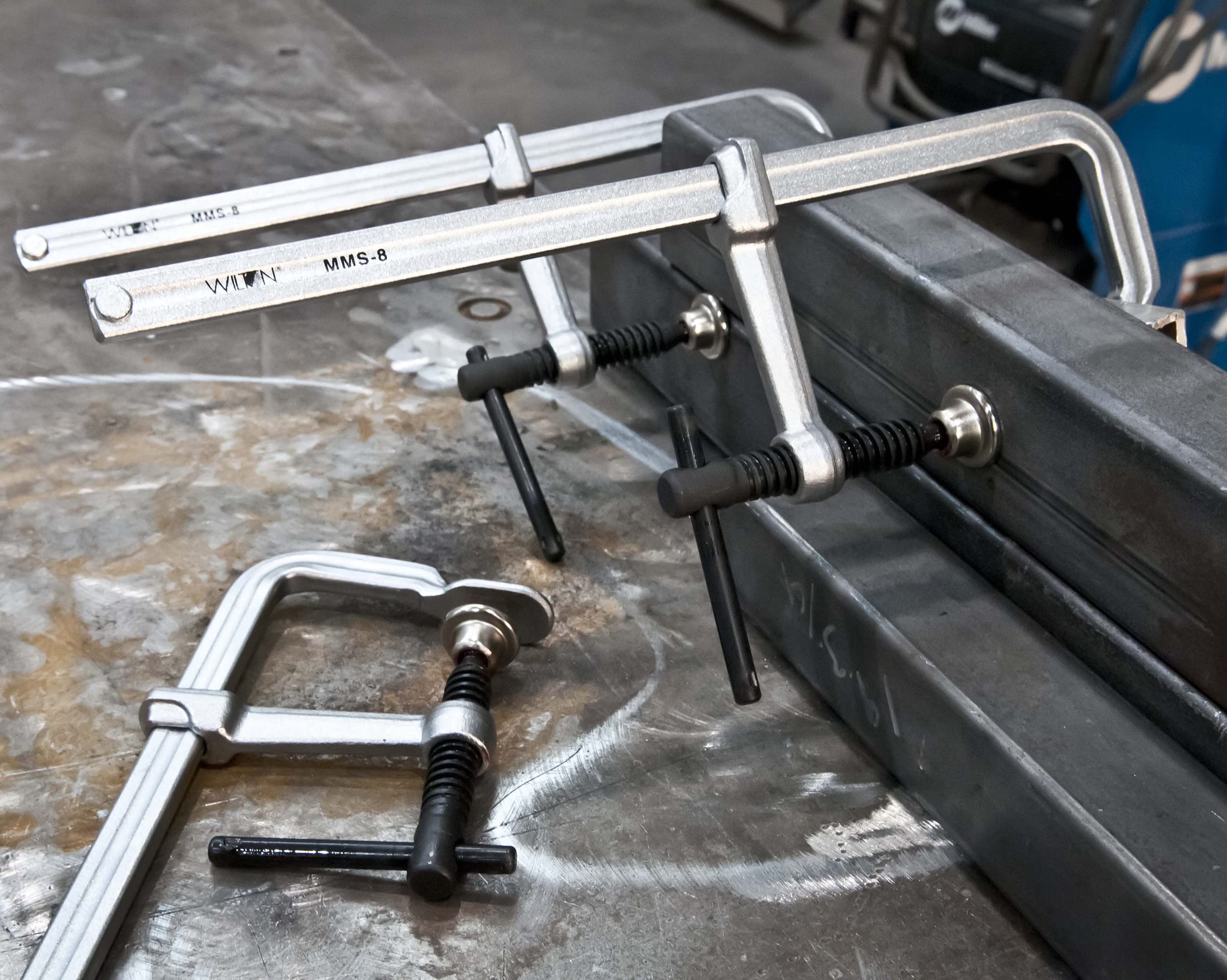 Wilton F-Clamp Light-Duty, 8" Opening, 4" Throat, 660 Lbs. Clamping Force (Model 660S-8)