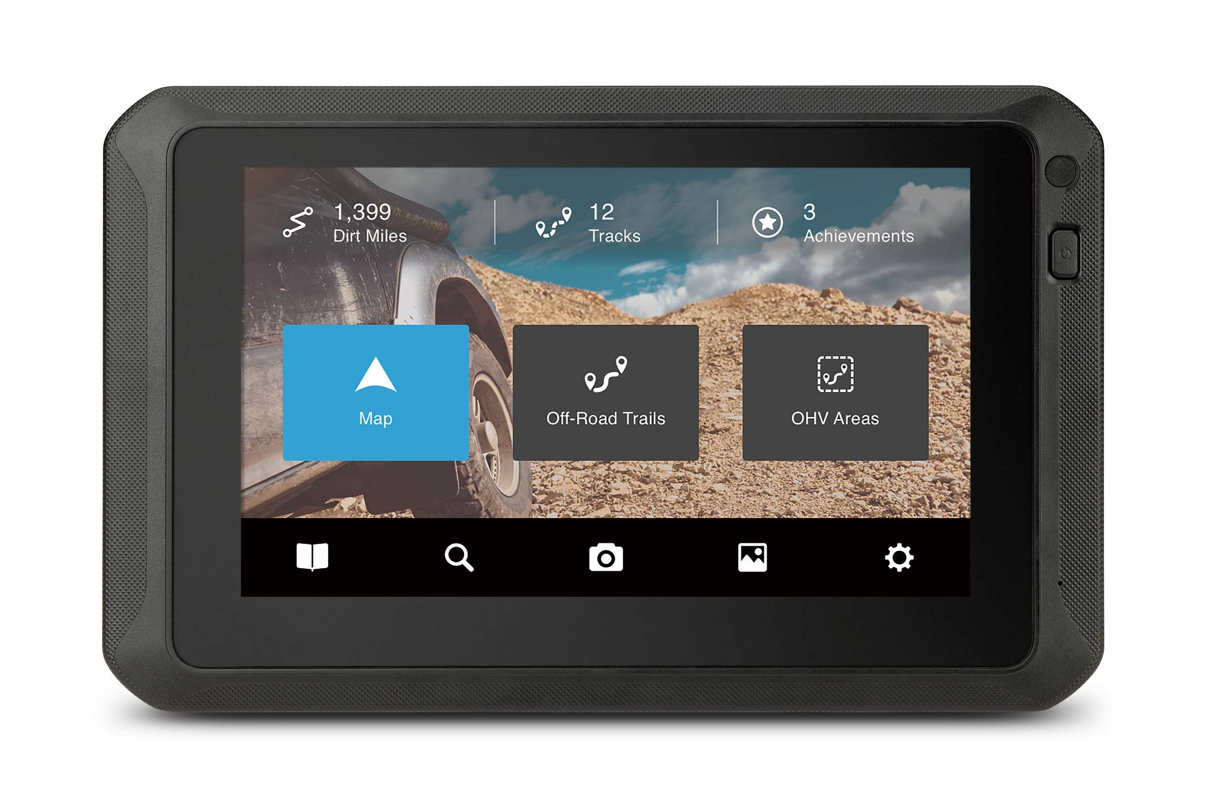 Magellan TRX7 CS PRO Dual-Mount Trail & Street 7-Inch GPS Navigator with Rear-Facing Trail Camera TN1840SGLUC