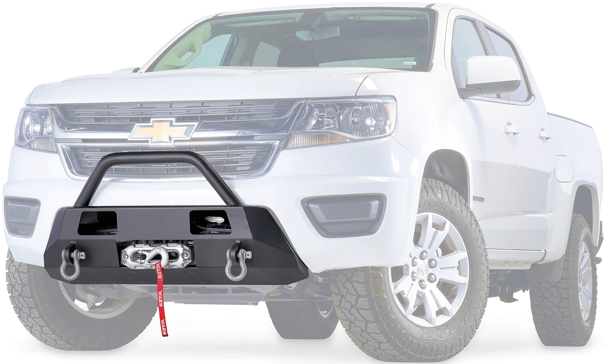 Semi-Hidden WARN 103210 Low-Profile Winch Mounting Kit, Fits: Chevrolet Colorado (2015-Current)