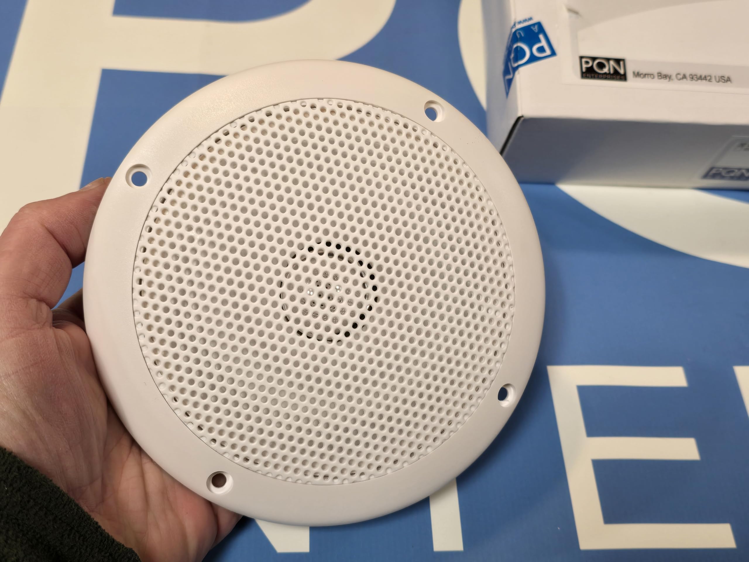 Waterproof Marine Speakers PQN Audio ECO50-4W - RV, Camper, Boat, Wall and Floor Outdoor Speakers