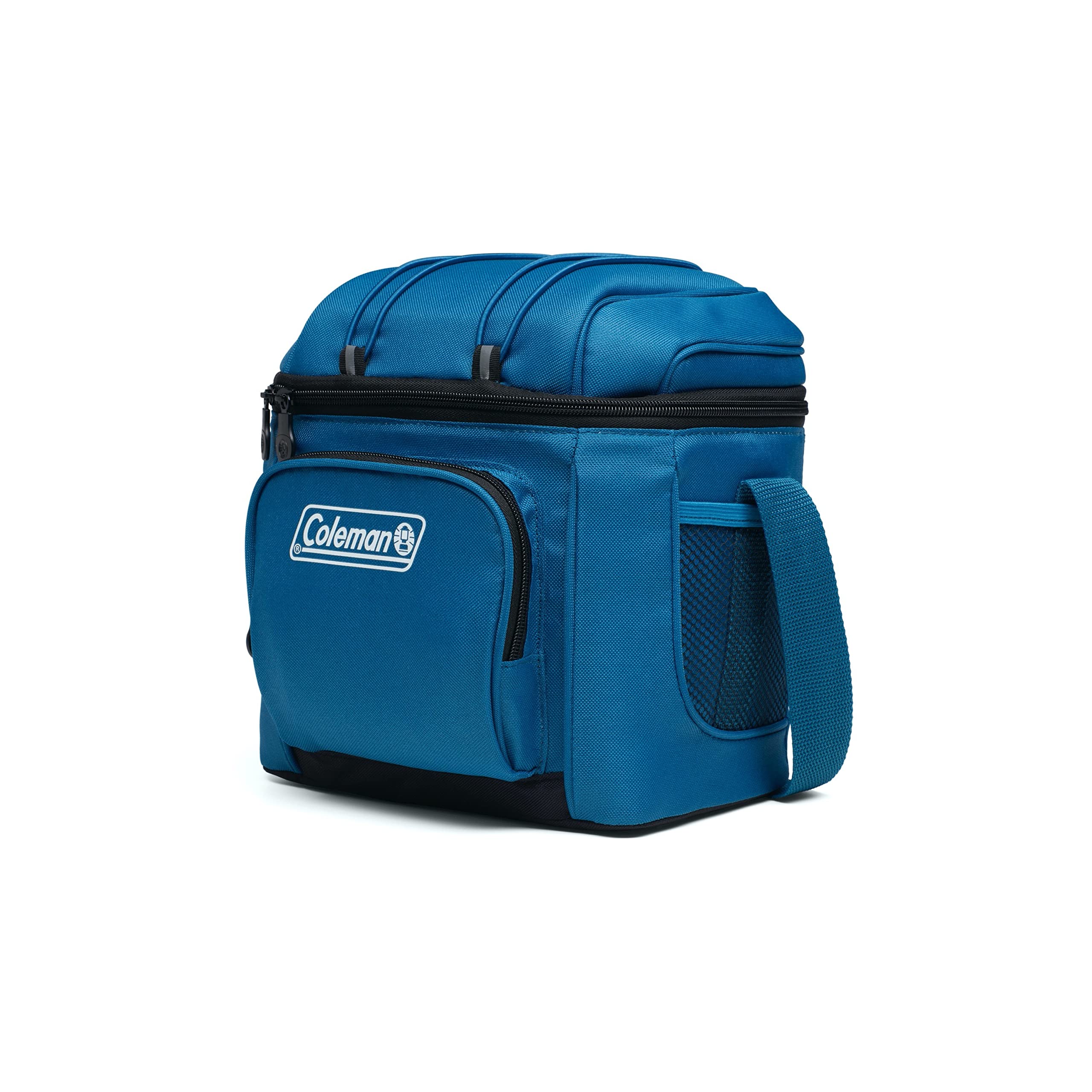 Coleman Insulated Chiller Soft Cooler, Leakproof 9/16/30 Can Cooler with 12+ Hour Ice Retention, Made with Recycled Materials, Great for Lunch, Camping, Beach, Pool, Sports, & More