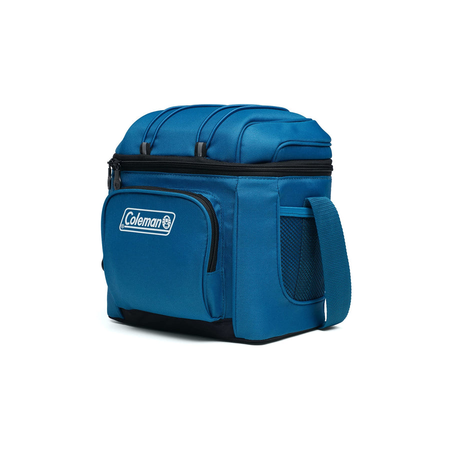 Coleman Insulated Chiller Soft Cooler, Leakproof 9/16/30 Can Cooler with 12+ Hour Ice Retention, Made with Recycled Materials, Great for Lunch, Camping, Beach, Pool, Sports, & More