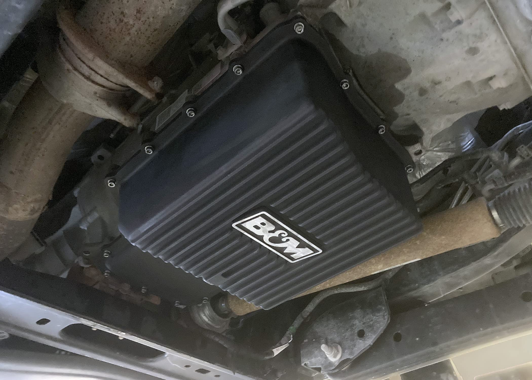 Hi-Tek B&M 71397 Deep Transmission Pan Black