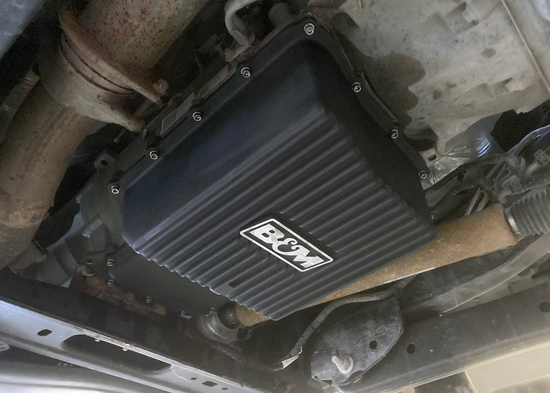 Hi-Tek B&M 71397 Deep Transmission Pan Black