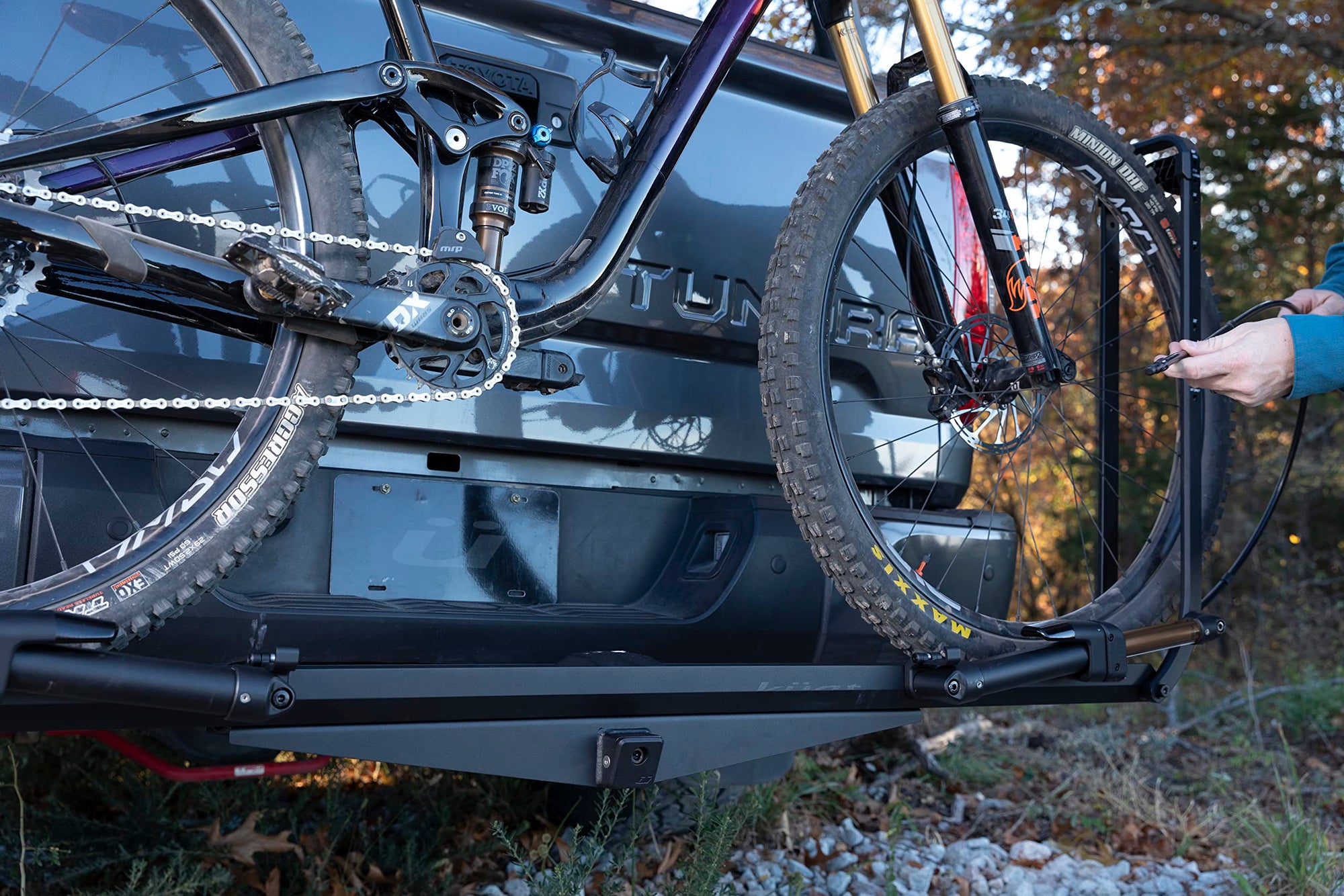 Piston SR KUAT 2" Hitch Adapter - Rugged Durable Steel Secure Easy-to-Install Hitch Mount Adapter Compatible with Piston E-Bike Ramp | Holds Up to 1 Bike/Up to 100 Lbs.