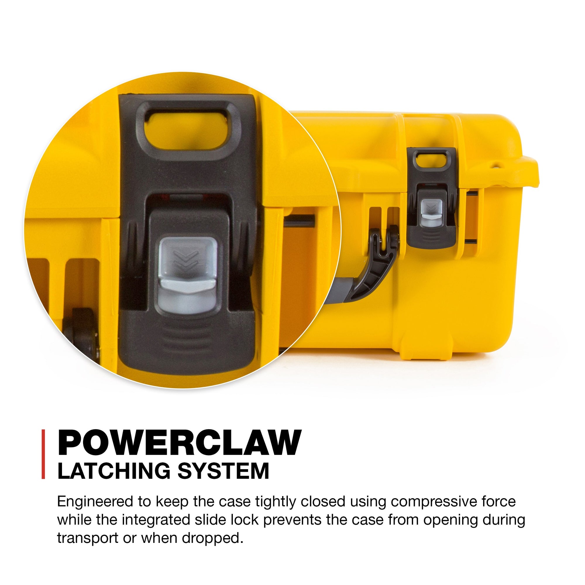 Waterproof Nanuk 933 Hard Case with Foam Insert - Yellow