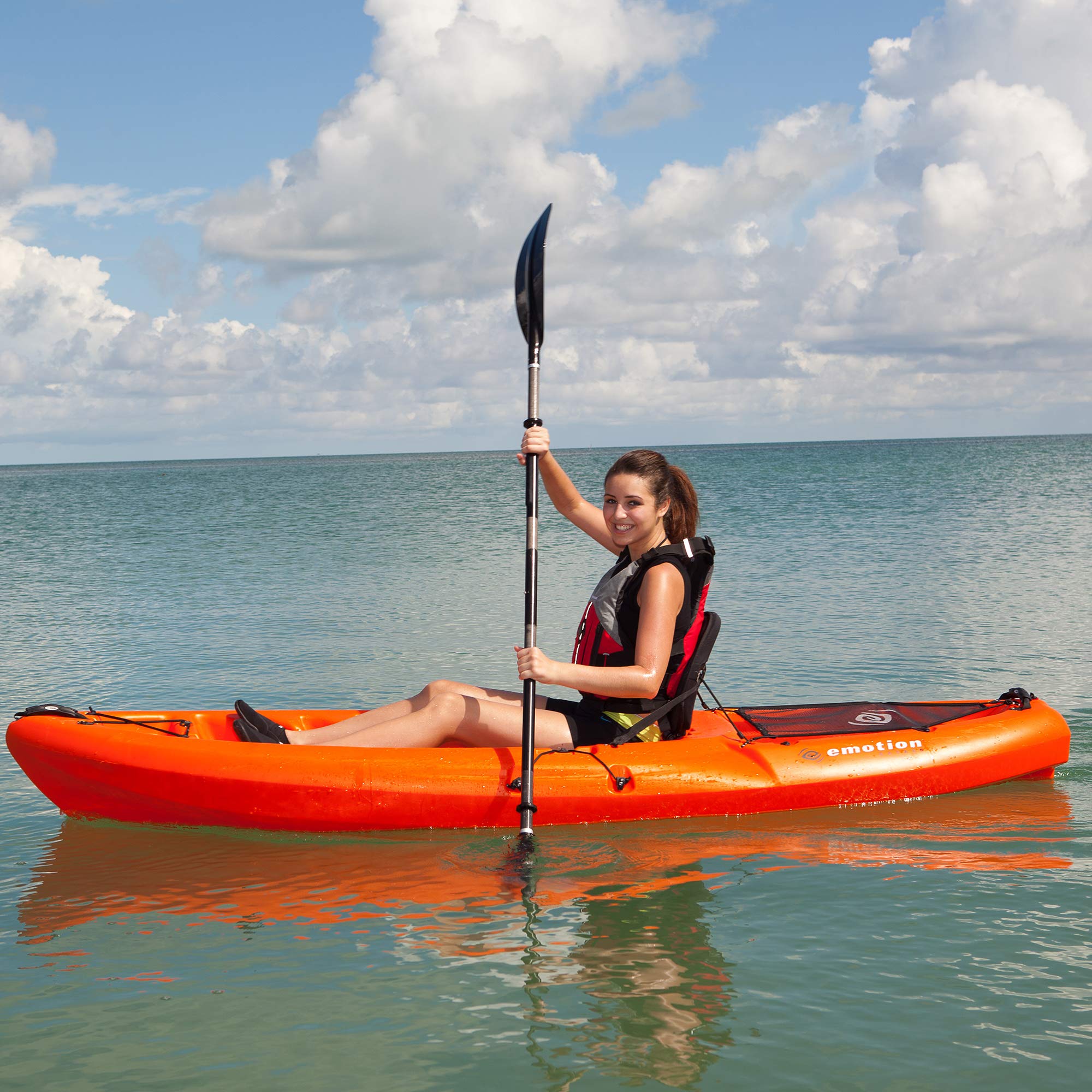 Spitfire Emotion Sit-On-Top Kayak, Orange, 9'