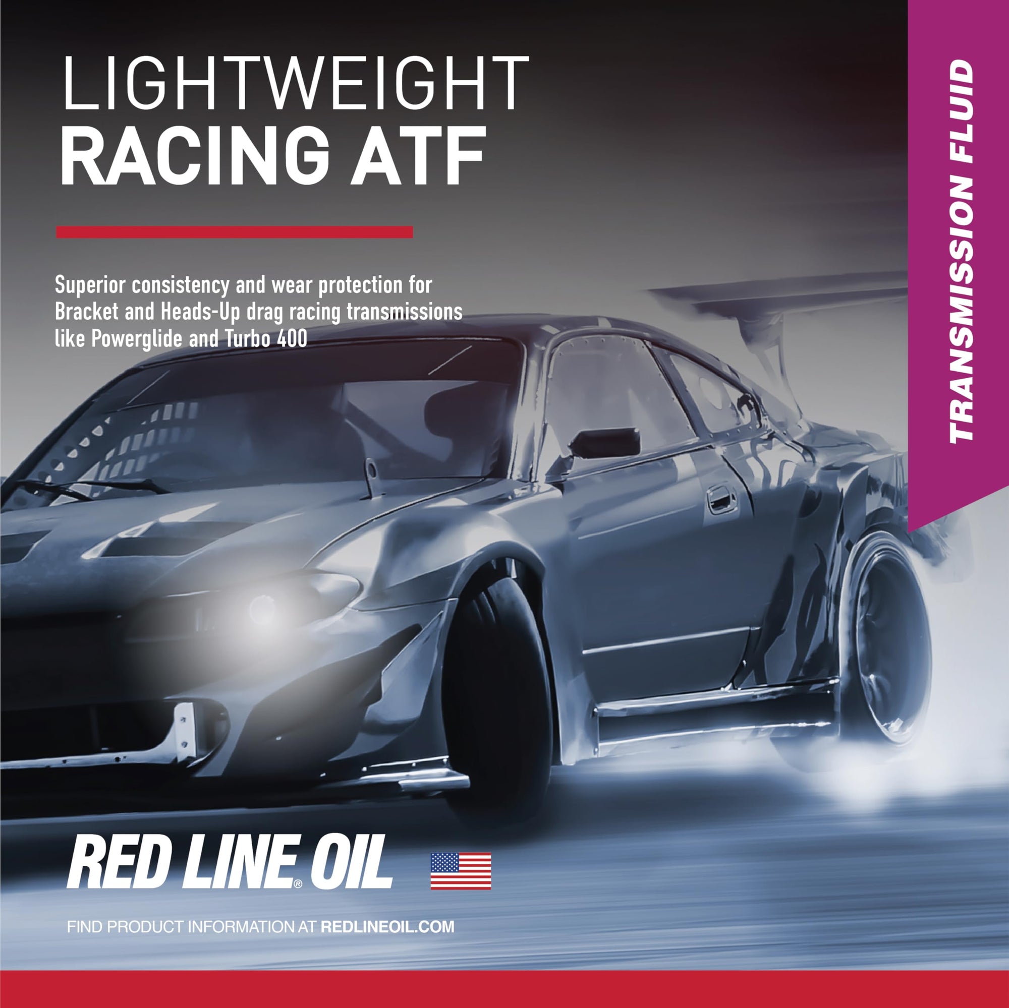 30314 Red Line Synthetic Lightweight Racing Automatic Transmission Fluid (ATF) - 1 Quart