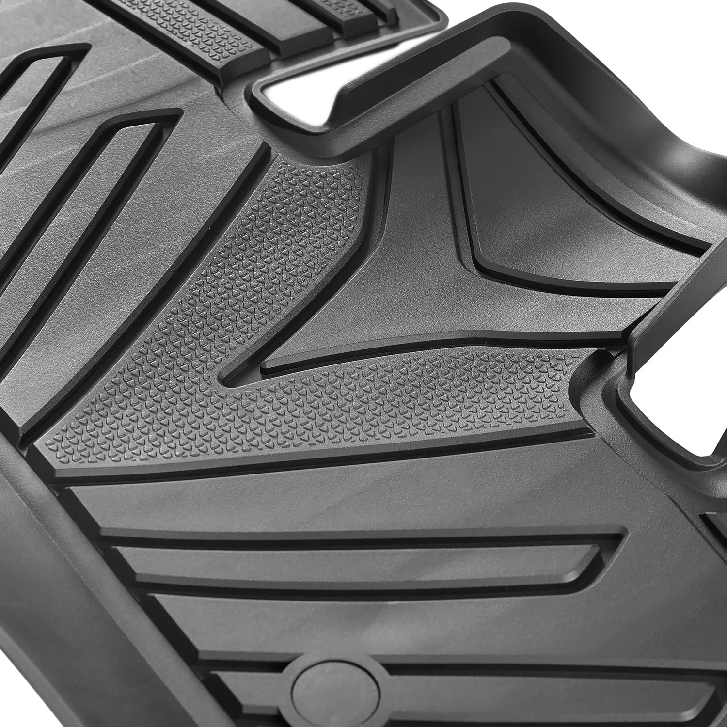 All-Weather TPE Rubber Floor Liners Mats Spec-D Tuning Compatible with 2017-2022 Tesla Model 3, 3PC