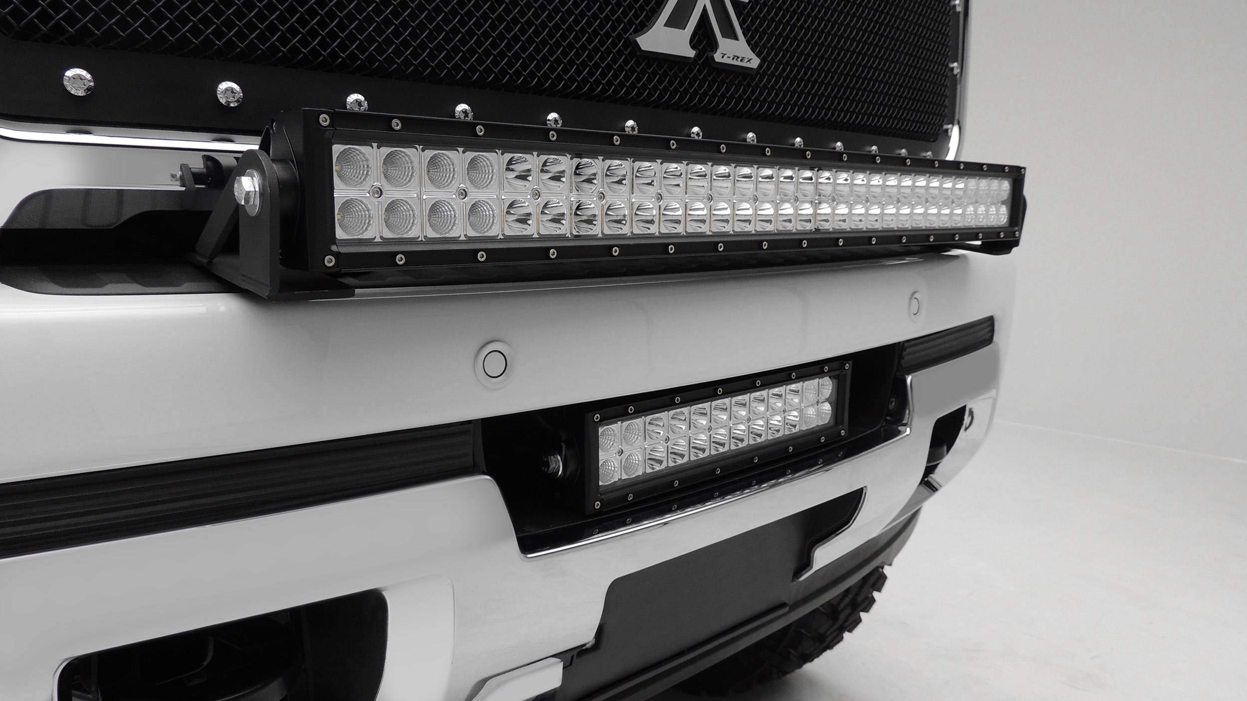 ZROADZ Black Front Bumper LED Bracket 2015-2016 GMC SIERRA 2500/3500 Z322111
