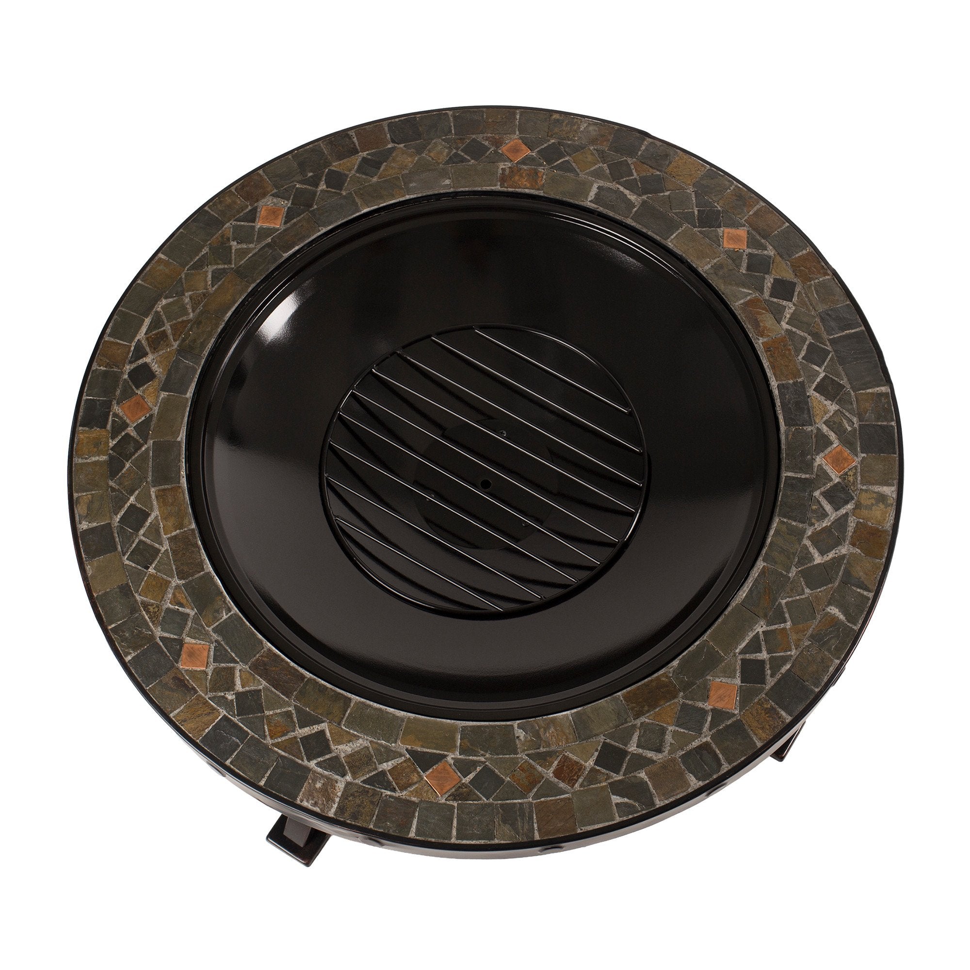 Charlotte Pleasant Hearth OFW909RC Slate Fire Pit