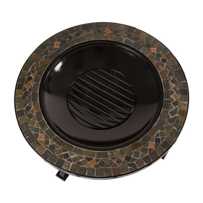 Charlotte Pleasant Hearth OFW909RC Slate Fire Pit