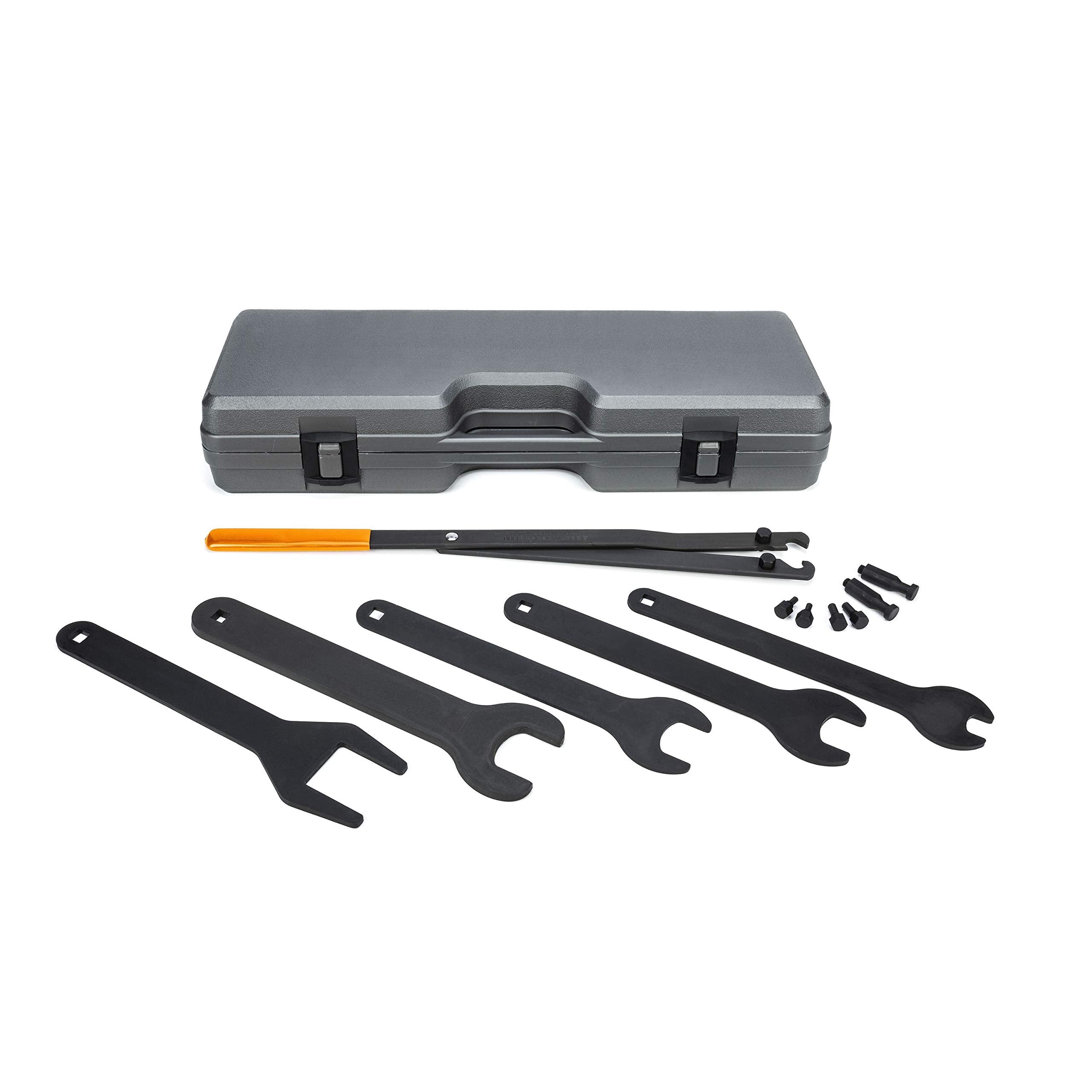 Fan Clutch Service Set GEARWRENCH, Blow Mold Case, Pully Holder, Fan Nut Wrenches- 41580D