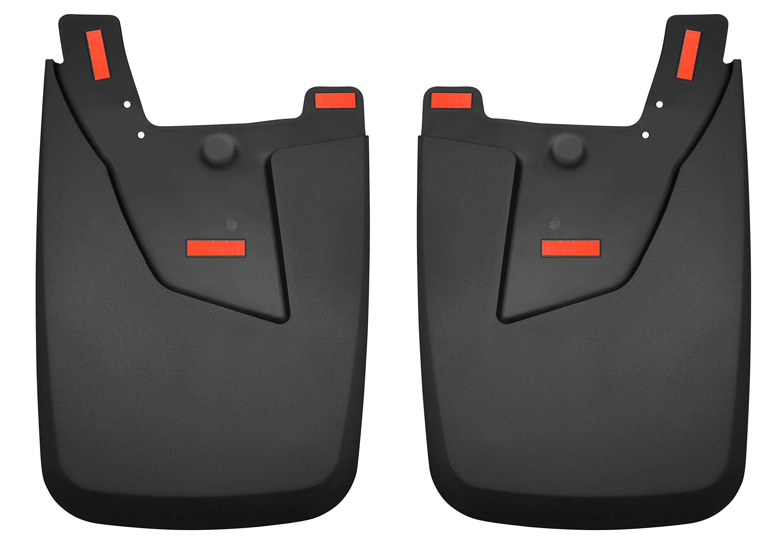 Rear Mud Guards — Husky Liners | Fits 2019-2024 Dodge Ram 2500/3500 with Single Rear Wheels & OE Fender Flares - Black, 2 Pc. | 59051