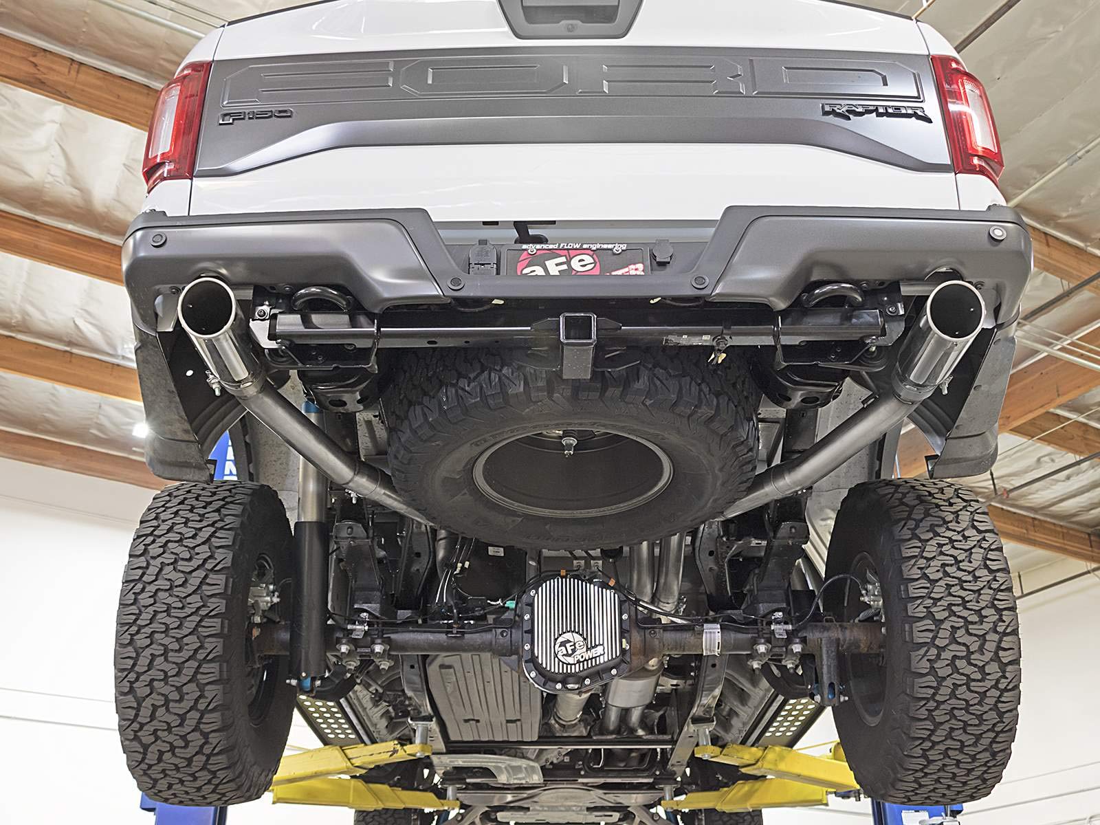 Mach Force-Xp aFe Power 49-43045-P 3" Stainless Steel Cat-Back Exhaust System for Ford Raptor, 1 Pack
