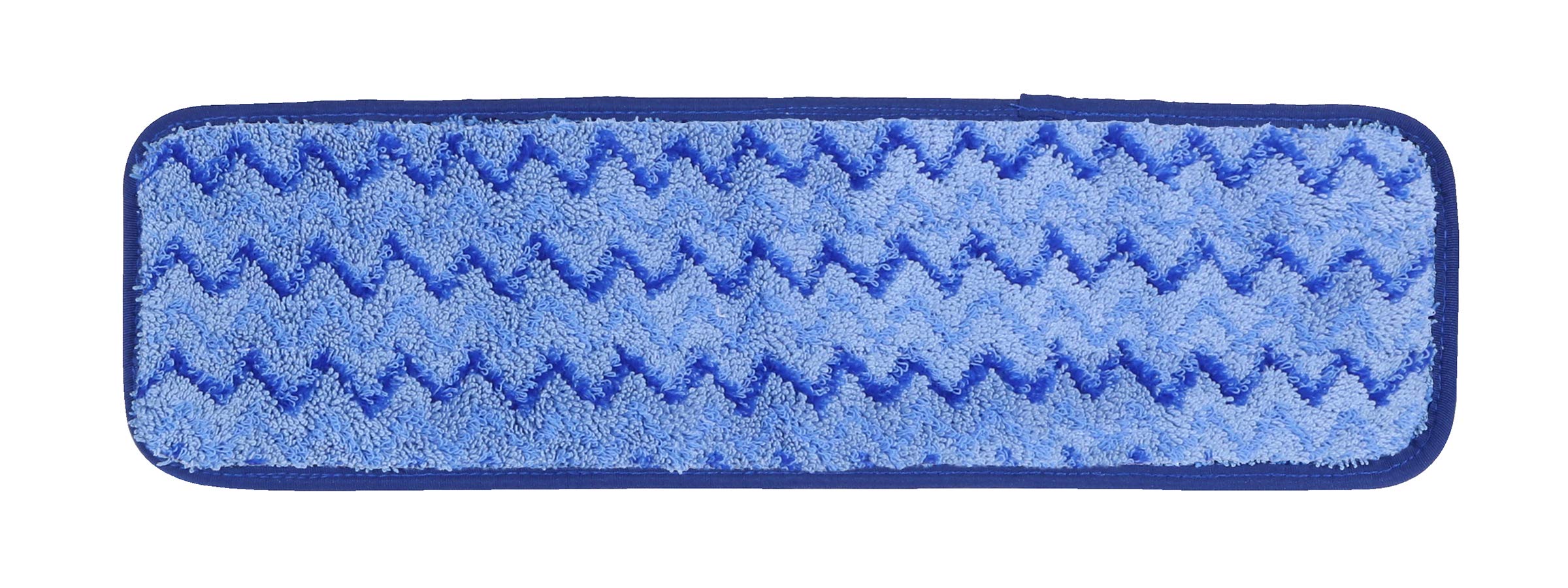 MaxiPlus Microfiber Wet Mopping Pad O'Cedar Commercial 96968-12 with Scrub Strip, 18" (Pack of 12)