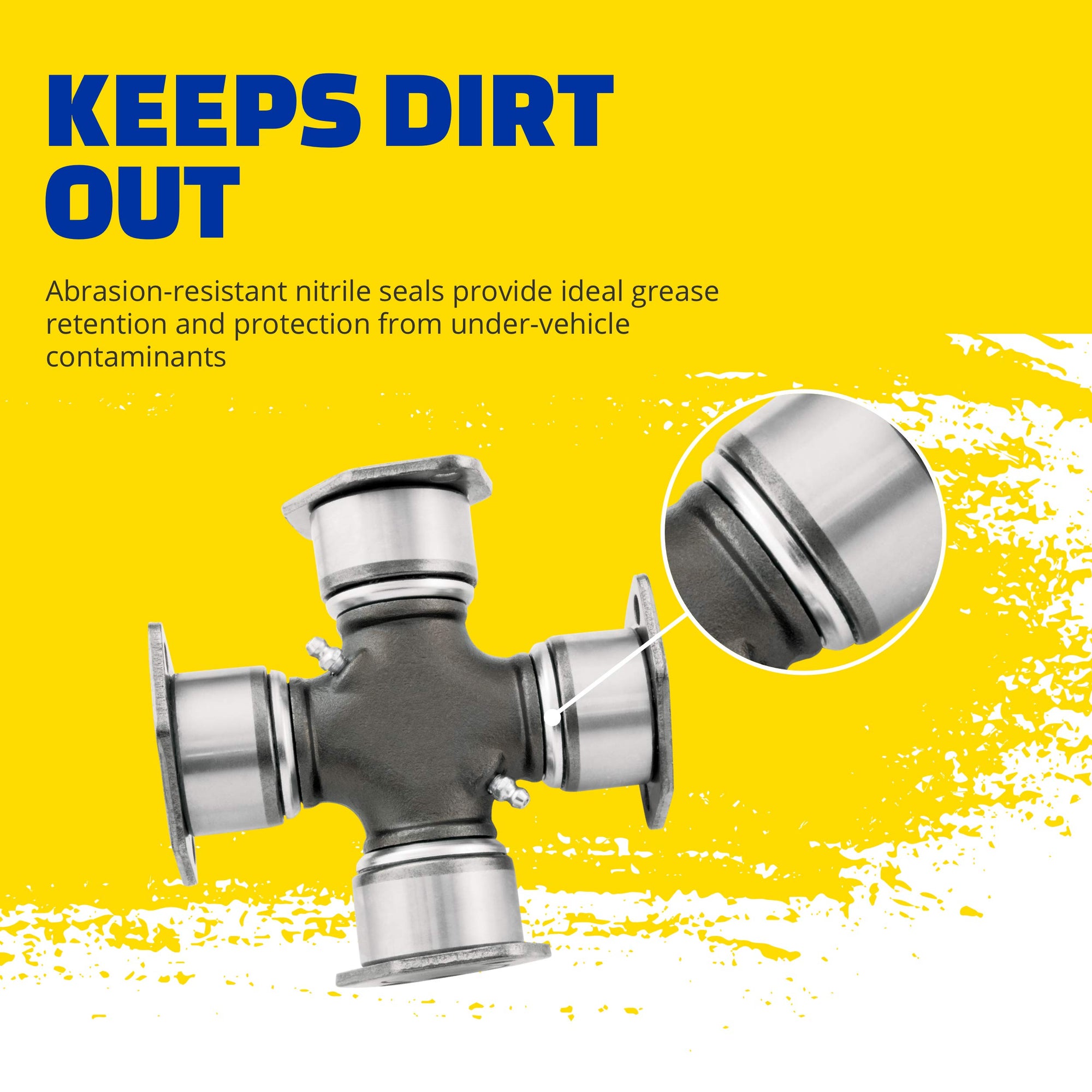Premium MOOG Greaseable Universal Joint for Case