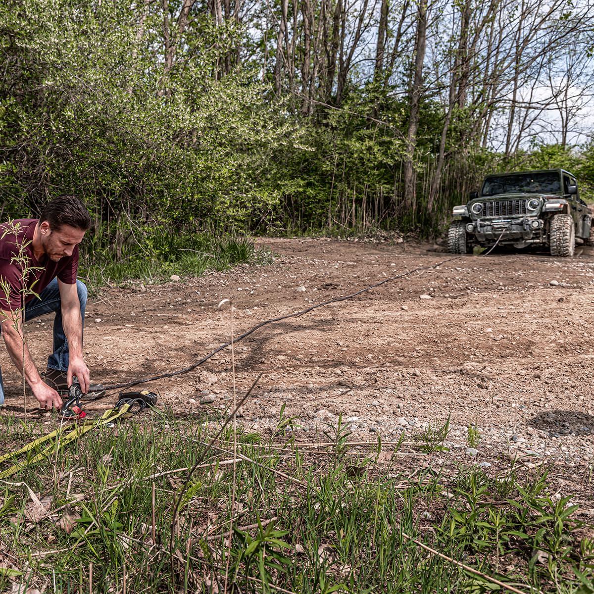 Go Rhino Traction Recovery RealTruck | 10K Winch - Universal Fitment | XG-W10000KB