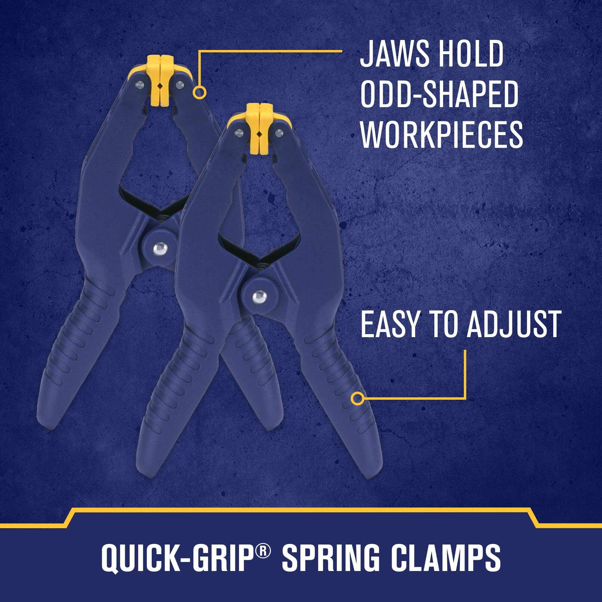 Quick-GRIP IRWIN Clamps for Woodworking, Quick Release Triggers, 6 Inch, 8 Piece Set (IRHT83220)