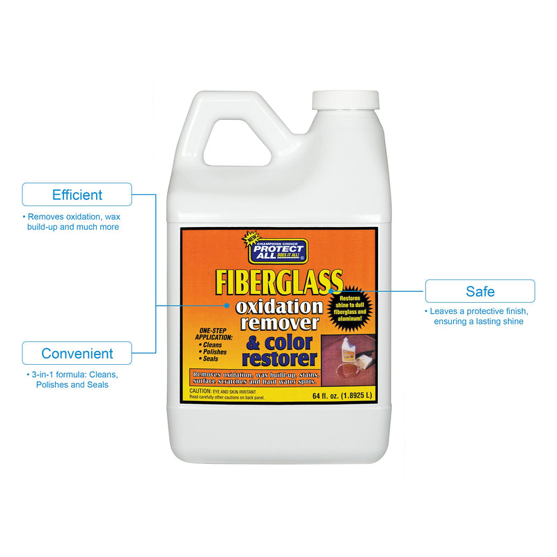 Fiberglass ProtectAll Oxidation Remover and Color Restorer - 64 oz - 55064
