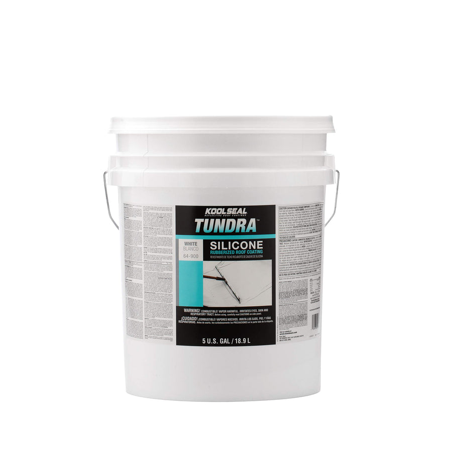 100% Silicone Kst Coating Roof Coating White Can, 5 Gal