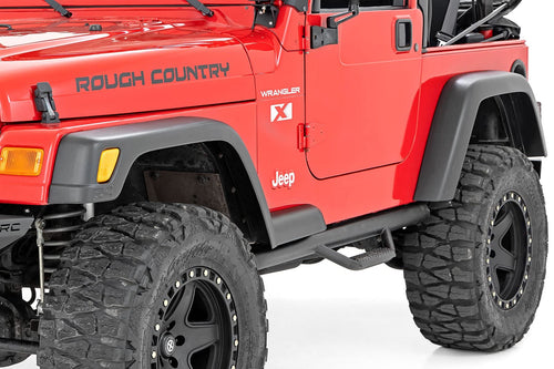 5.5" Wide Fender Flares Rough Country for Jeep Wrangler TJ (1997-2006), Wrangler Unlimited (2004-2006) - Set of 4