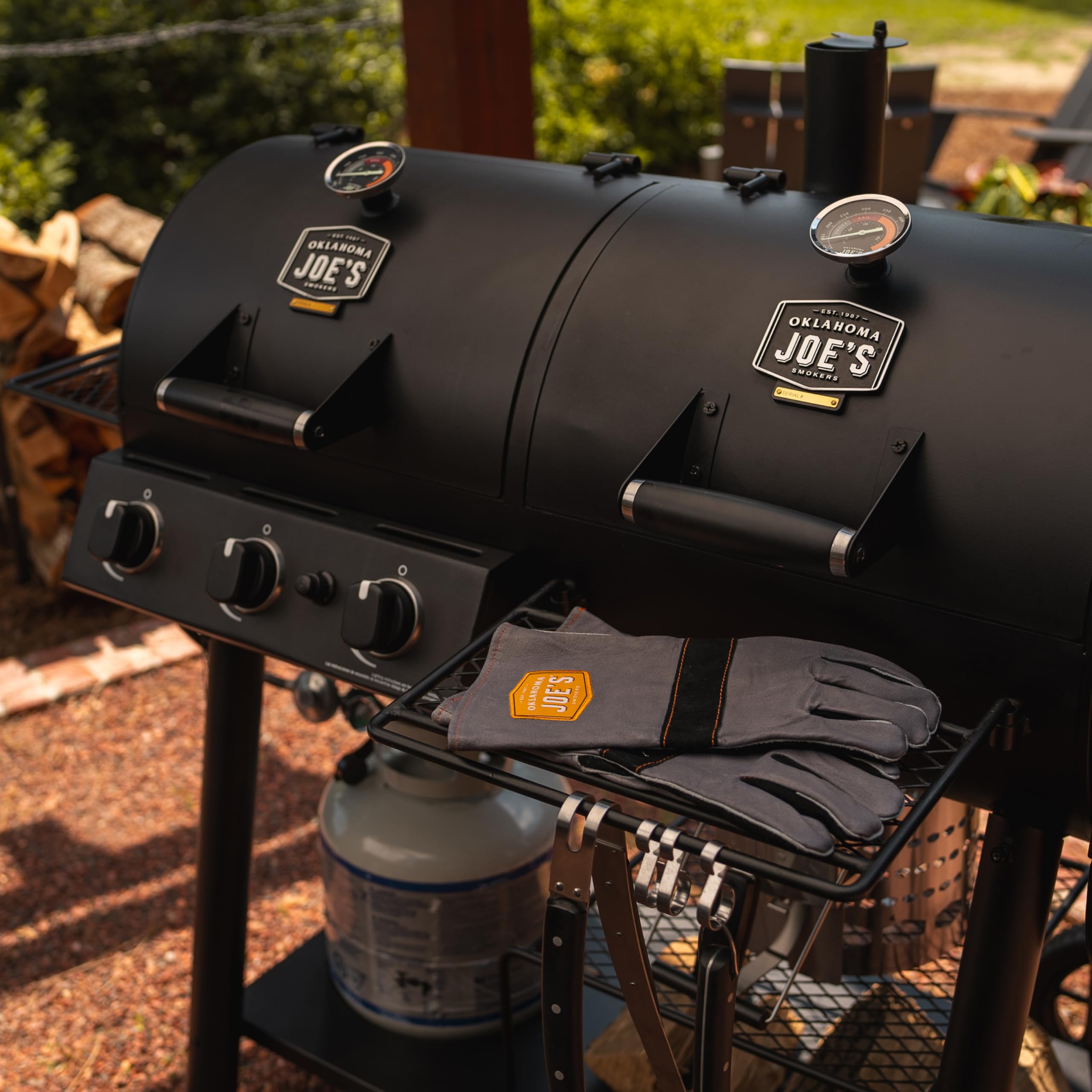 Canyon Combo DLX Oklahoma Joe's Charcoal and Propane Gas Smoker & Grill - 24203005