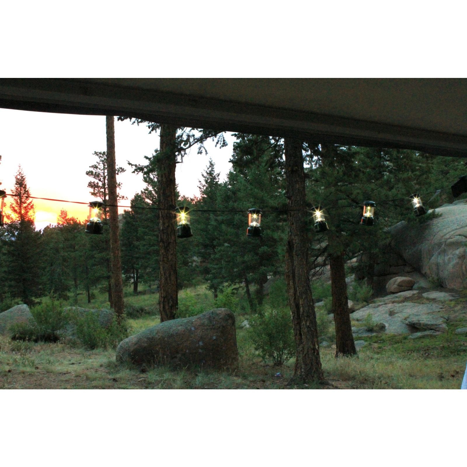 Coleman String Lights LED, 10 LED Lanterns Stretches 6 Feet, Up to 20 Hours Runtime