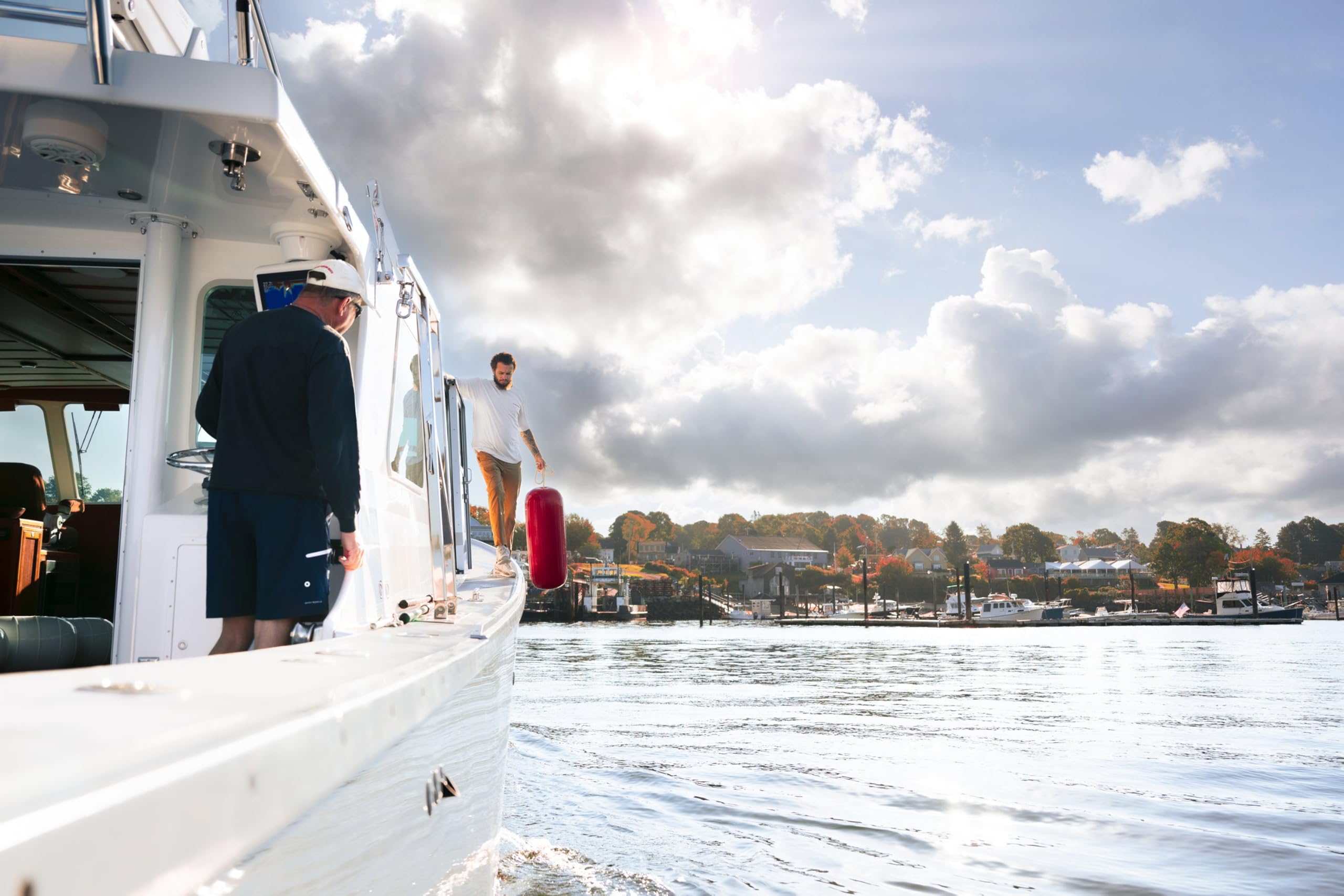 HTM-Series Polyform Boat Fender HTM-2 - Forest Green