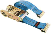 2" x 16' Erickson Blue Ratcheting E-Track Logistic Strap, 3500 lb Load Capacity, Yellow