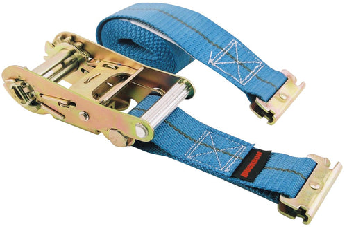 2" x 20' Blue Erickson Ratcheting E-Track Logistic Strap