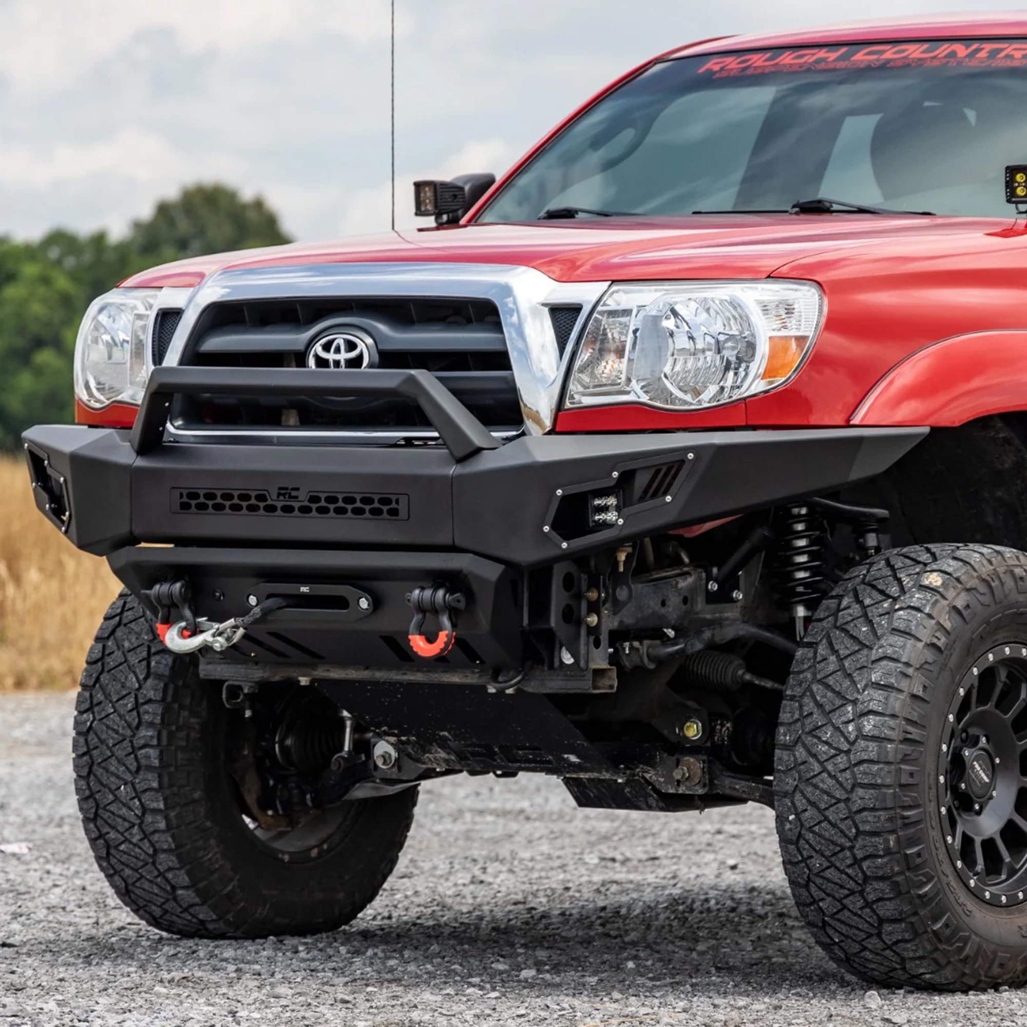 Rough Country LED Heavy Duty Front Bumper for 2005-2011 Toyota Tacoma - 10811