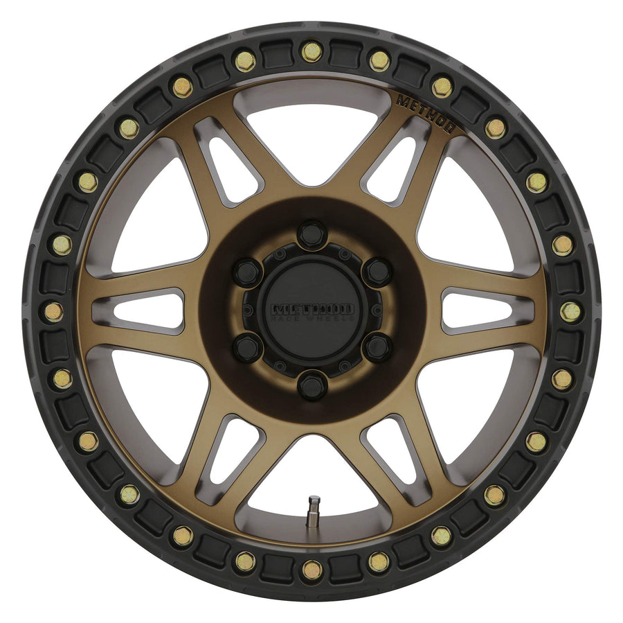 Method Race Wheels 106 Method Bronze Beadlock 17x9" 5x5", 44mm offset 3.5" Backspace, MR10679050944B