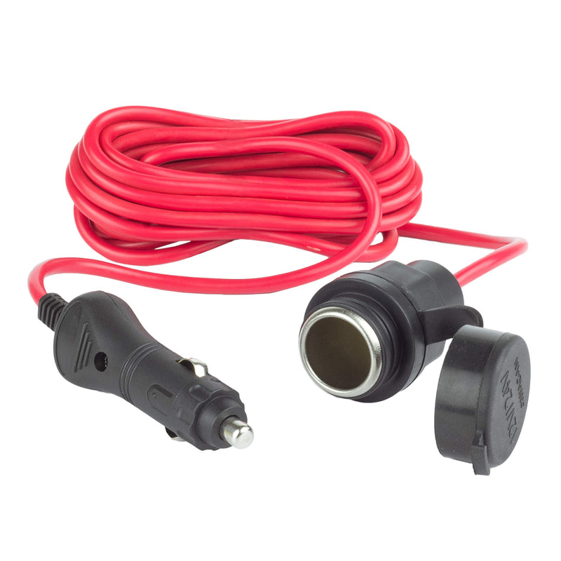 12V/24V Wagan 12ft. DC Extension Cable with Panel Mount and Weather Proof Cover…