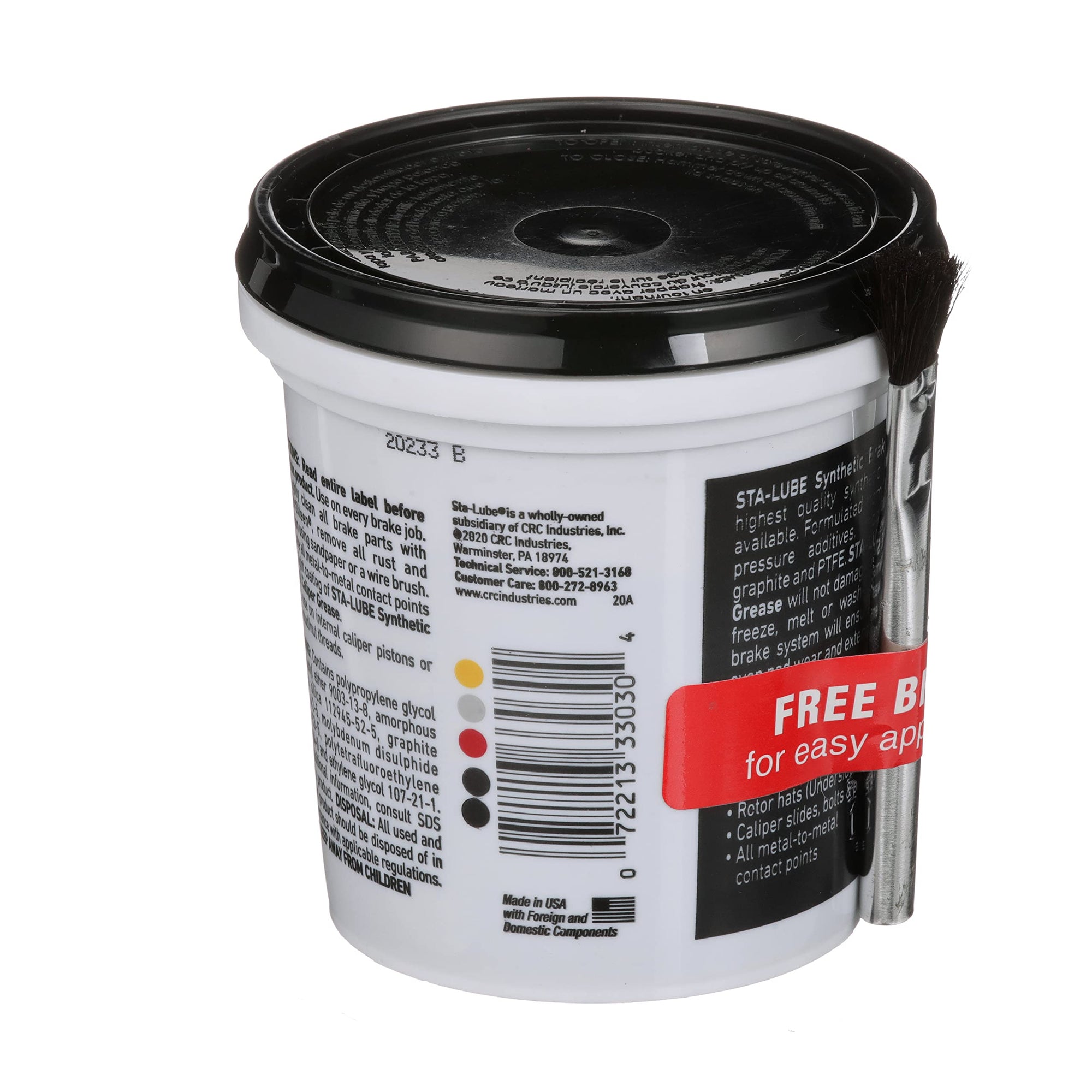 Brake Caliper Synthetic Grease CRC Sta-Lube - 12 Wt Oz.