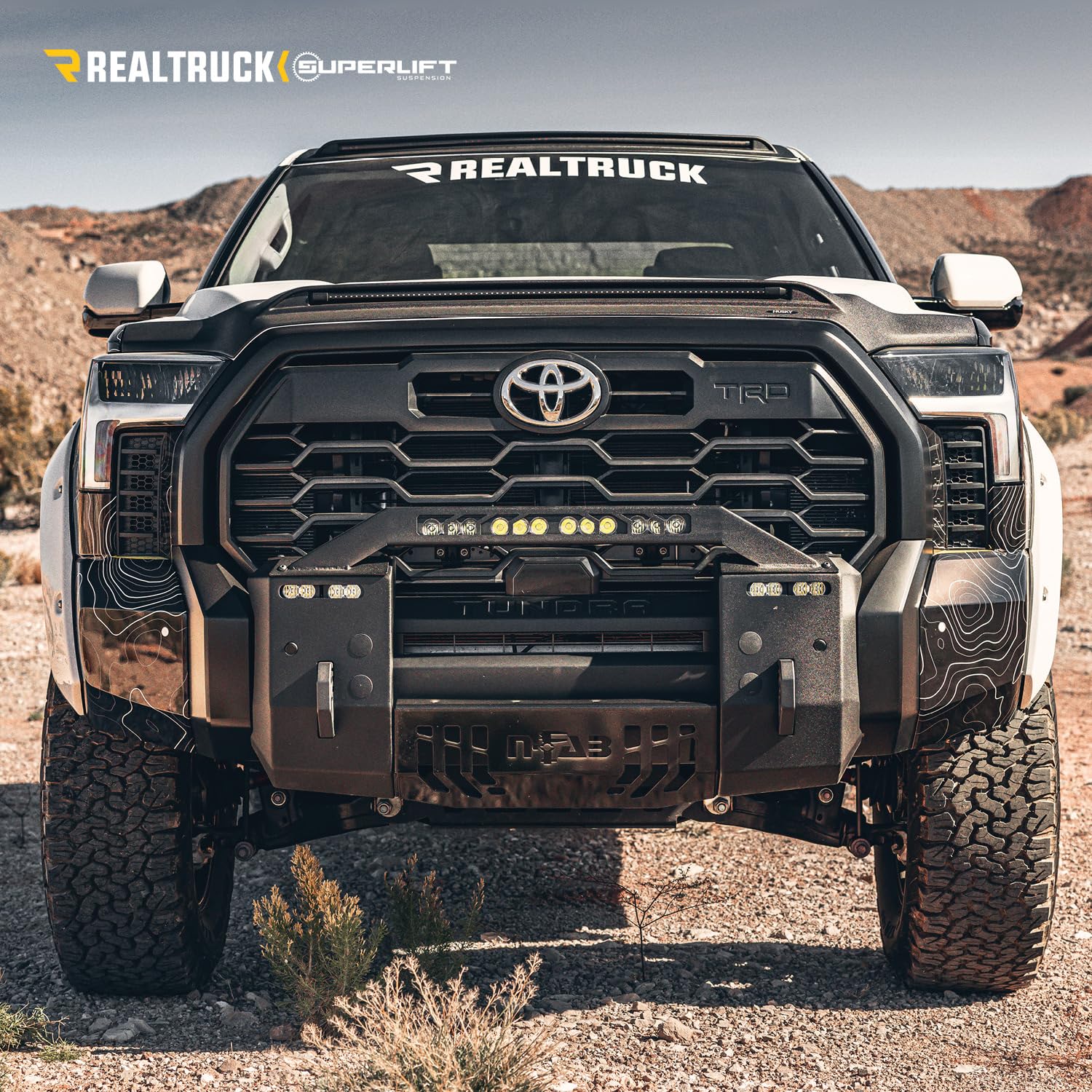 SUPERLIFT SUSPENSION RealTruck 6" Lift Kit for Toyota Tundra | Complete Lift Kit with Front Strut Spacers & Rear Shadow Series Shocks | K962 | Fits 2007-2021 Toyota Tundra
