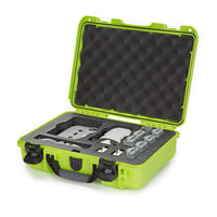 Waterproof Nanuk 910 Carry-on Hard Case with Foam Insert for DJI Mavic Mini 2 Fly More - Lime
