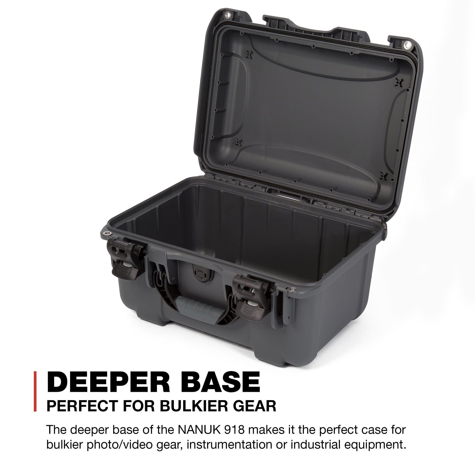 Waterproof Nanuk 918 Hard Carrying Case Empty - Graphite