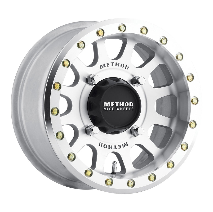 Method Race Wheels 401 Raw Machined UTV Beadlock 14x7" 4x156", 38mm offset 5.3" Backspace, MR40147046352B
