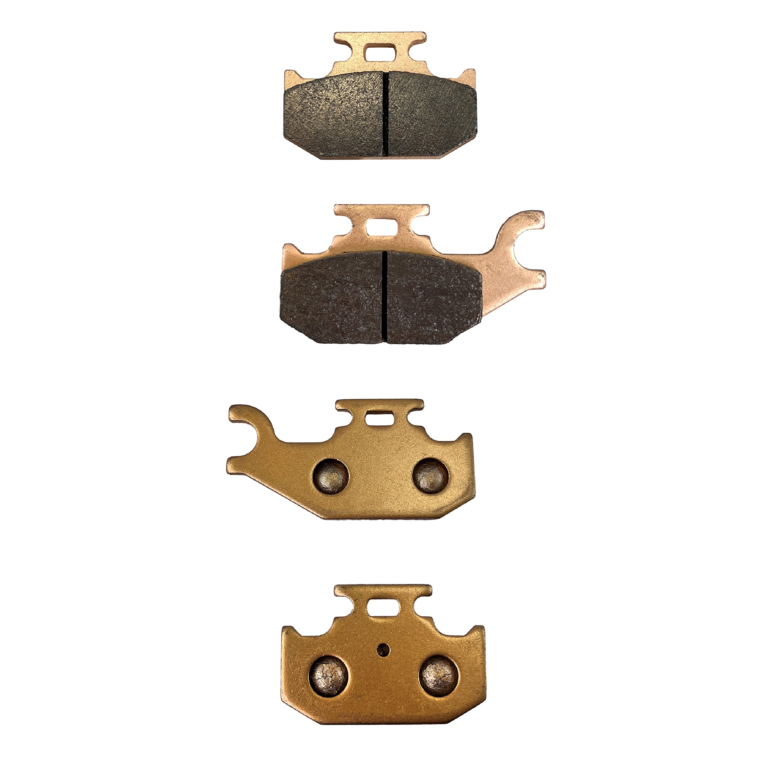 Demon Front Left, Rear Left/Right Sintered Brake Pads Compatible with Yamaha/Can-Am, Grizzly/Renegade/Outlander/Rally, Sintered Metallic Material (See Fitment Details in Description)