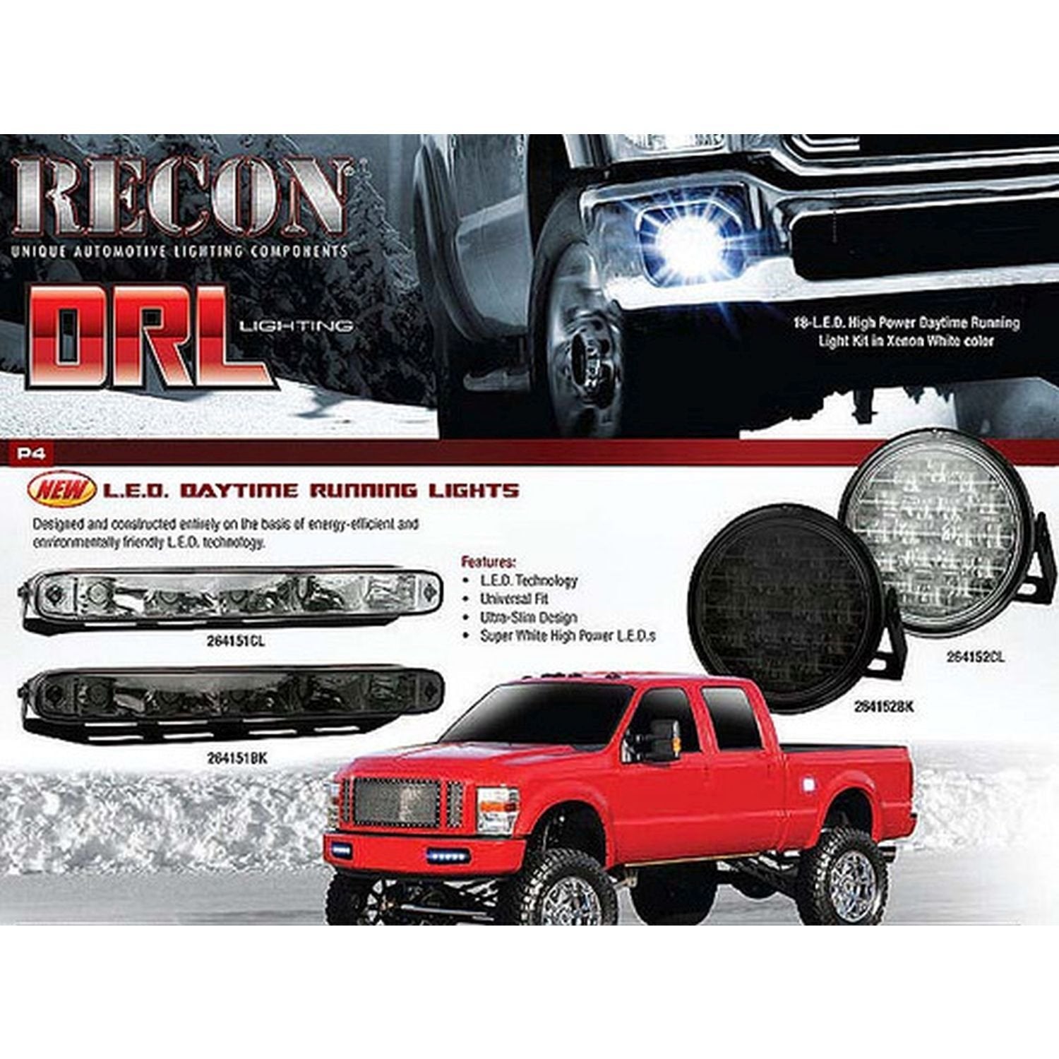 264152CL Recon Daytime Running Lights