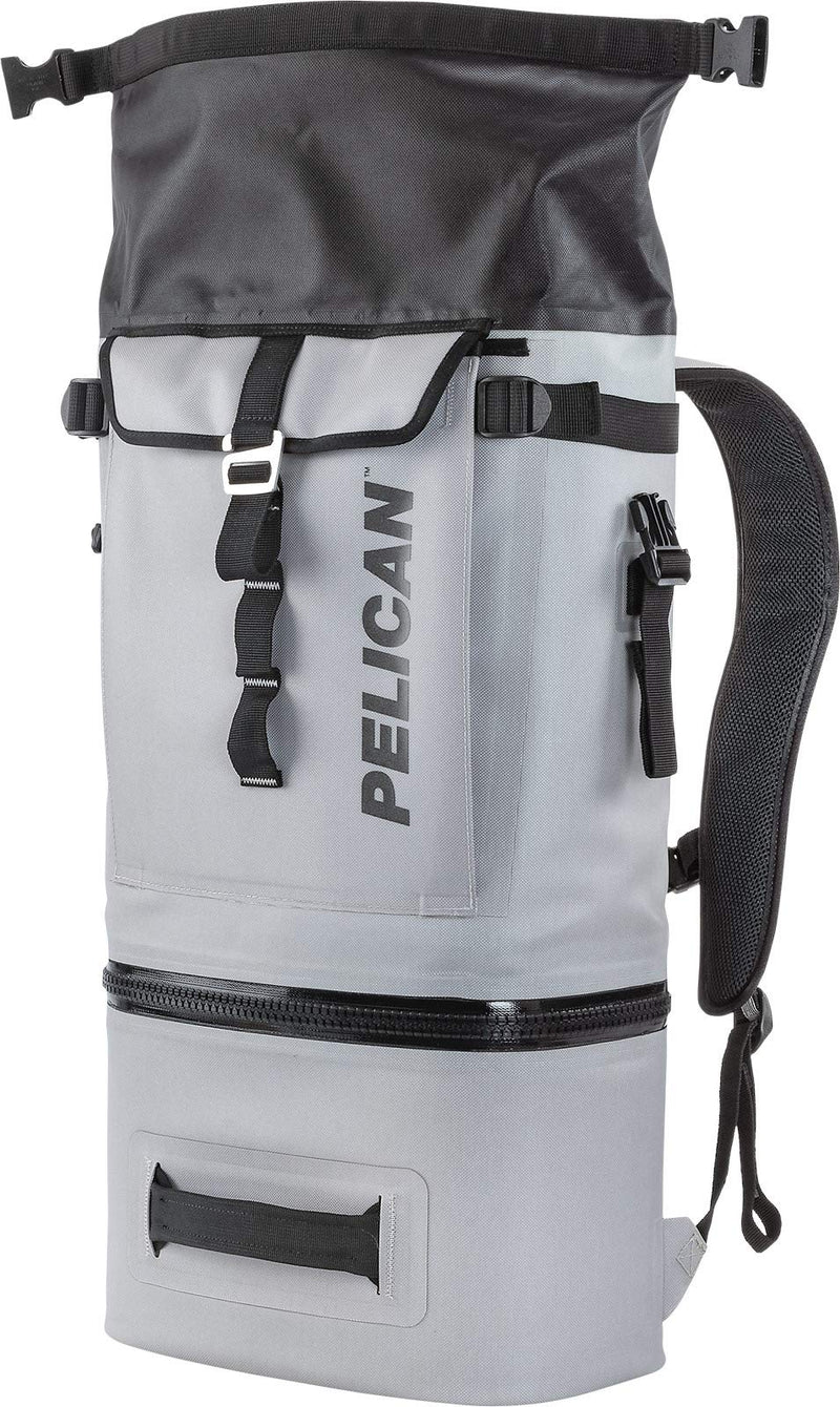 Dayventure Pelican Backpack Soft Cooler (Light Grey) | Water-Resistant, Tear-Proof Outer Shell | Padded Shoulder Straps