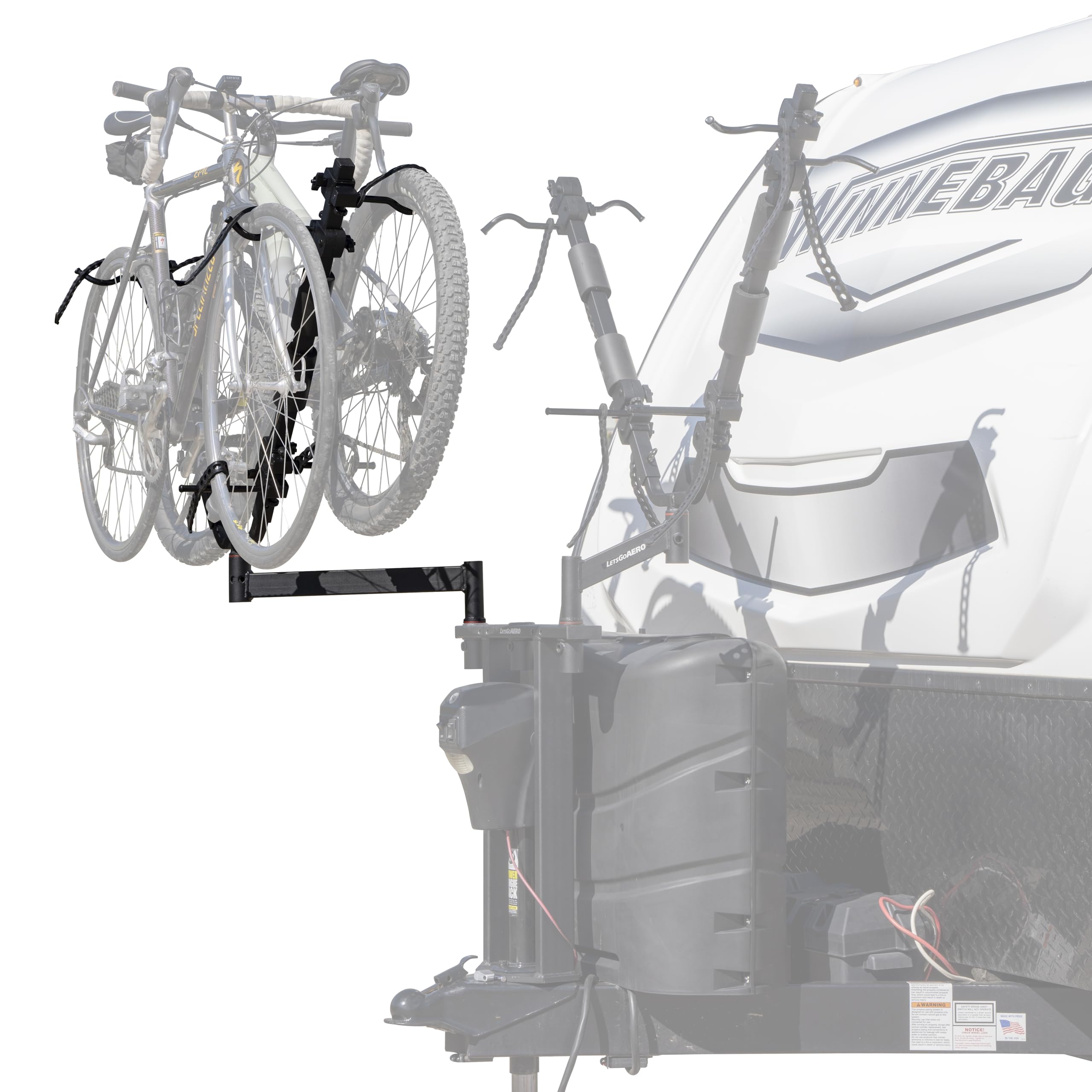 Let’s Go Aero Two Bike Add-On Four-IT (Model #B02486), for Jack-IT PRO Bike Carrier