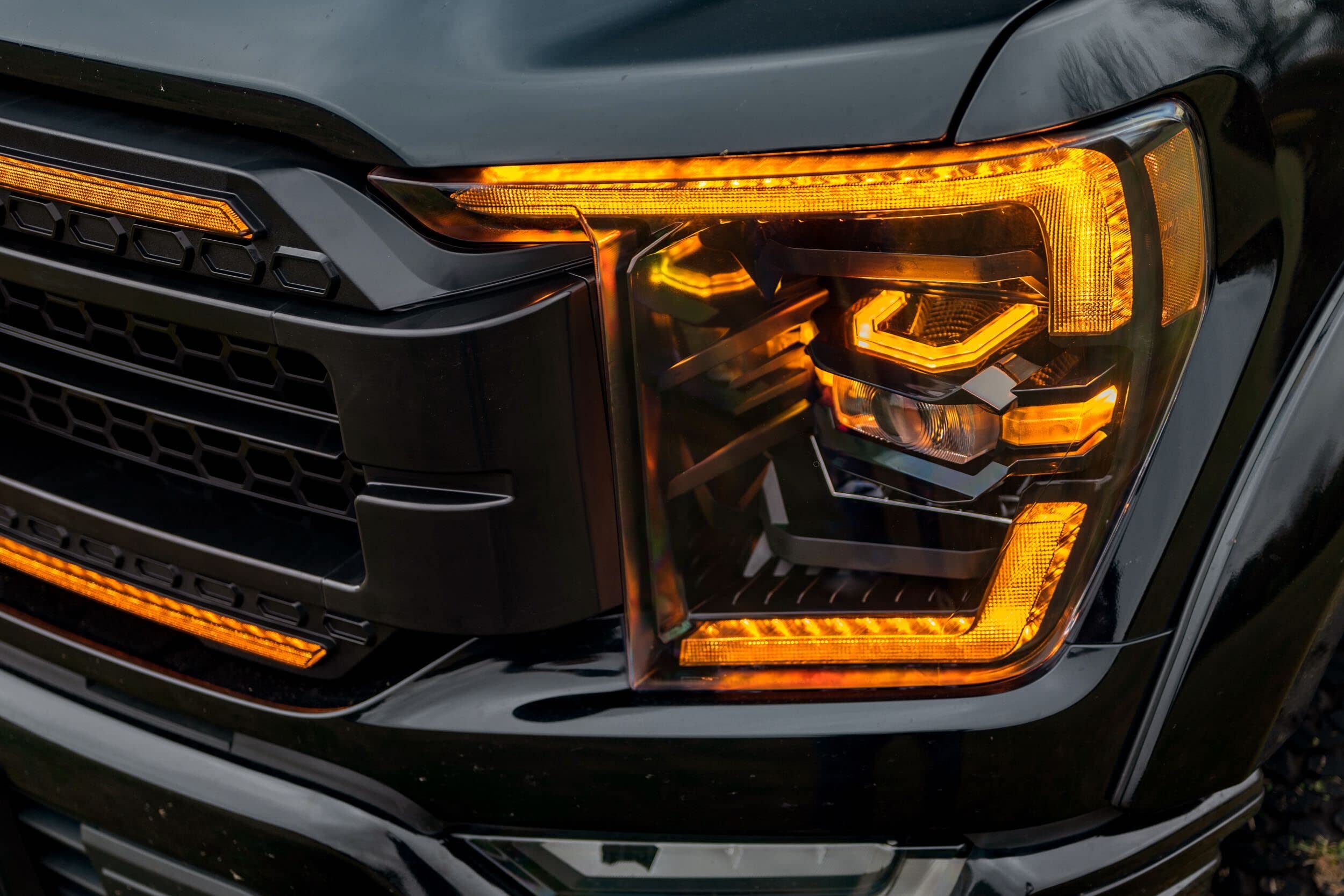 Ford F-150 2021+ Morimoto XB LED Headlights, Plug and Play Amber DRL Headlight Assemblies (LF498-A)