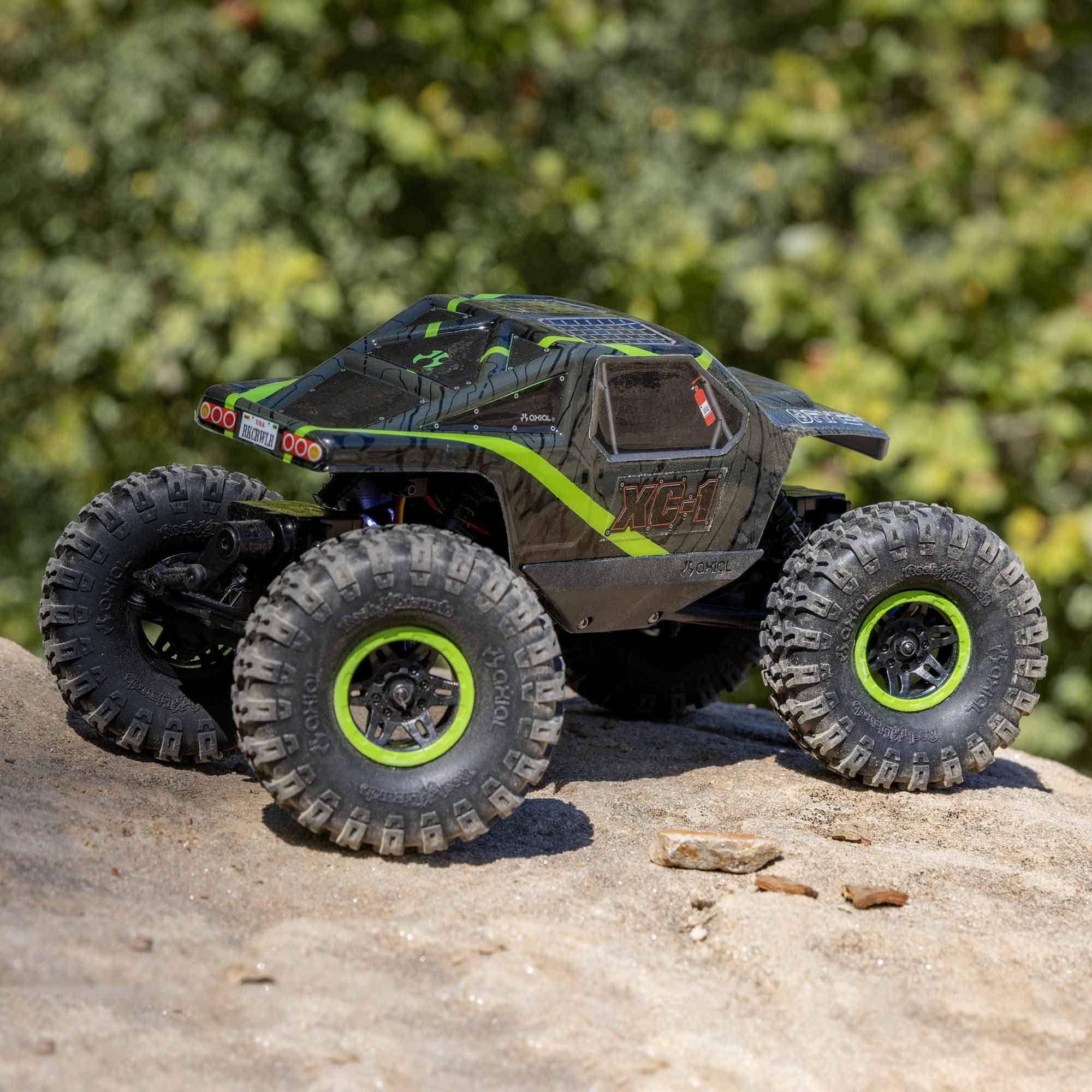 Axial RC Truck 1/24 AX24 XC-1 Brushed 4WS Crawler RTR (Includes Everything Needed No Other purchases Required), Green, AXI00003T1