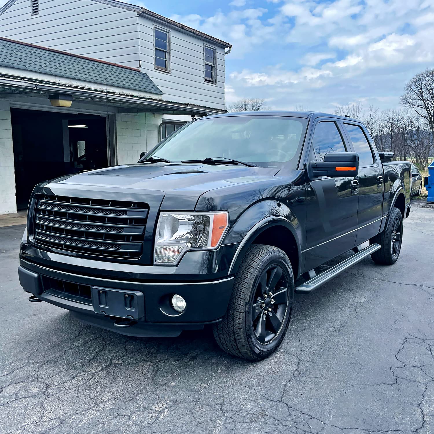 Chrome Headlights SPEC-D TUNING Compatible with 2009-2014 Ford F-150, Left + Right Pair Headlamps Assembly