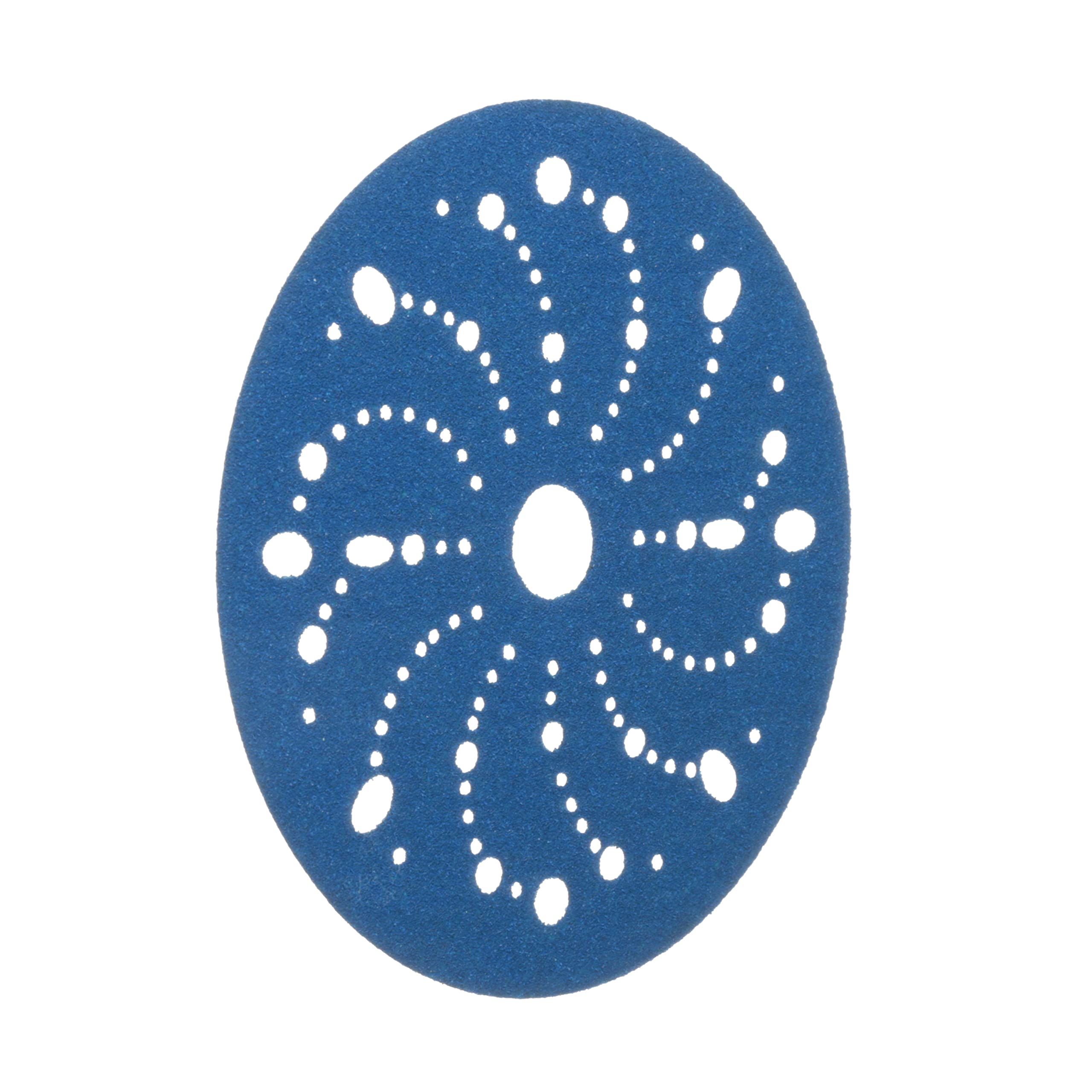 3M Hookit 3M-36172 Blue Abrasive Disc Multi-hole, 6, 80 Grade