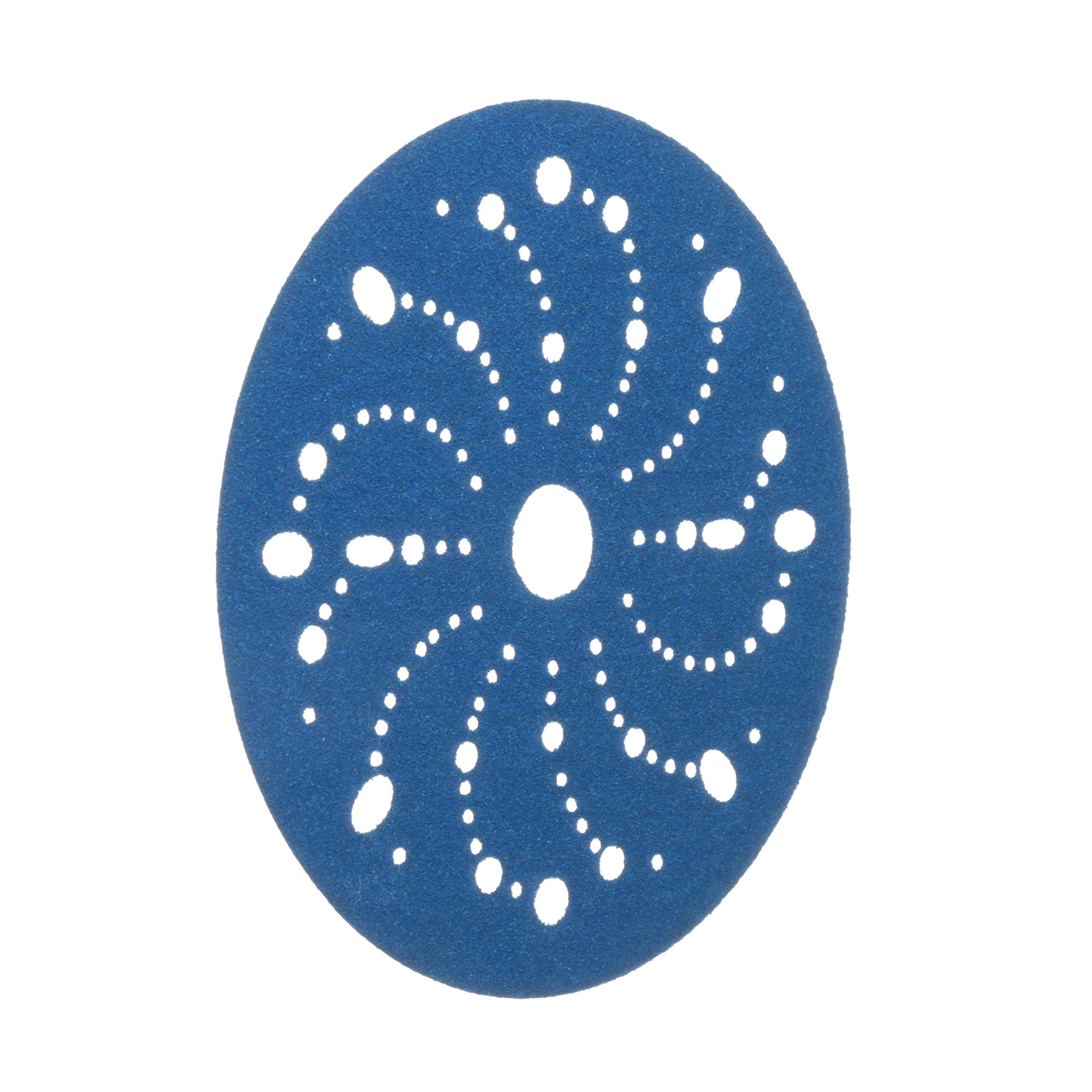 3M Hookit 3M-36172 Blue Abrasive Disc Multi-hole, 6, 80 Grade