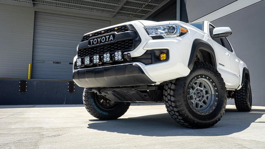Baja Designs Sport Linkable XL Bumper LED Light Kit for Toyota Tacomoa 2016-21 Trucks (Multi-Pattern Clear Lens)