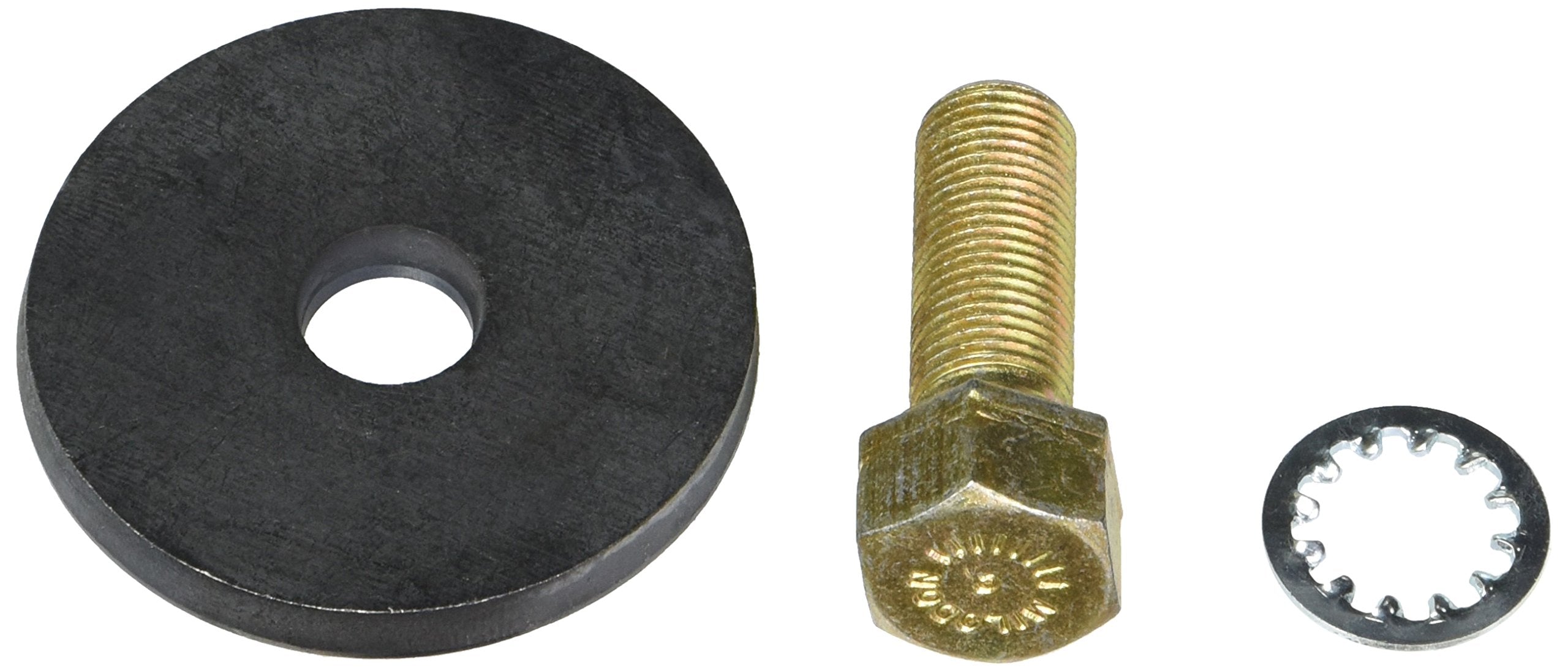 Milodon 1/2" - 20 x 1-3/8" Grade 8 Heat-Treated Balancer Bolt with 1/4" Washer for Big Block Chevy, Black 84532